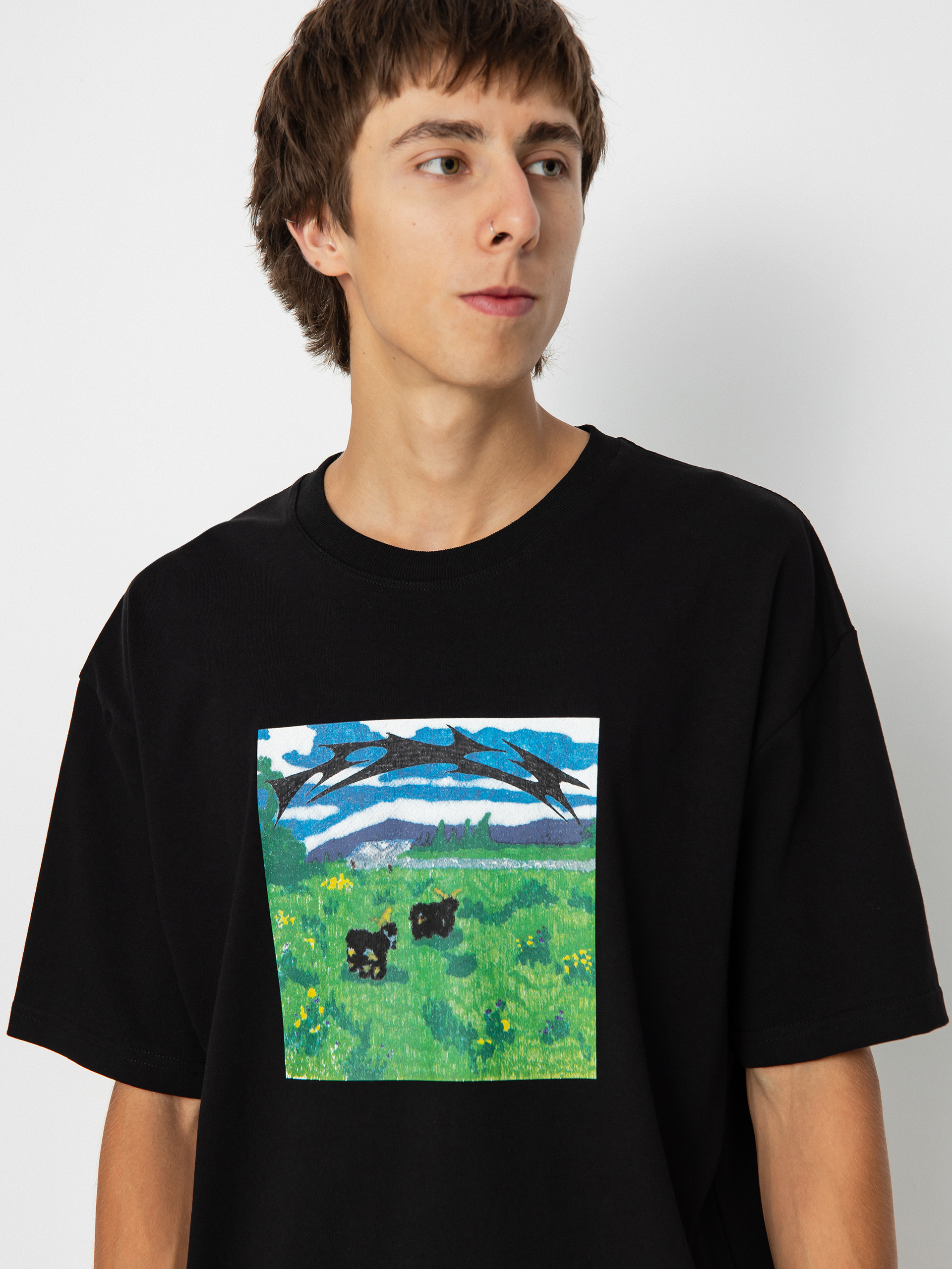 Polar Skate Meeeh póló (black)