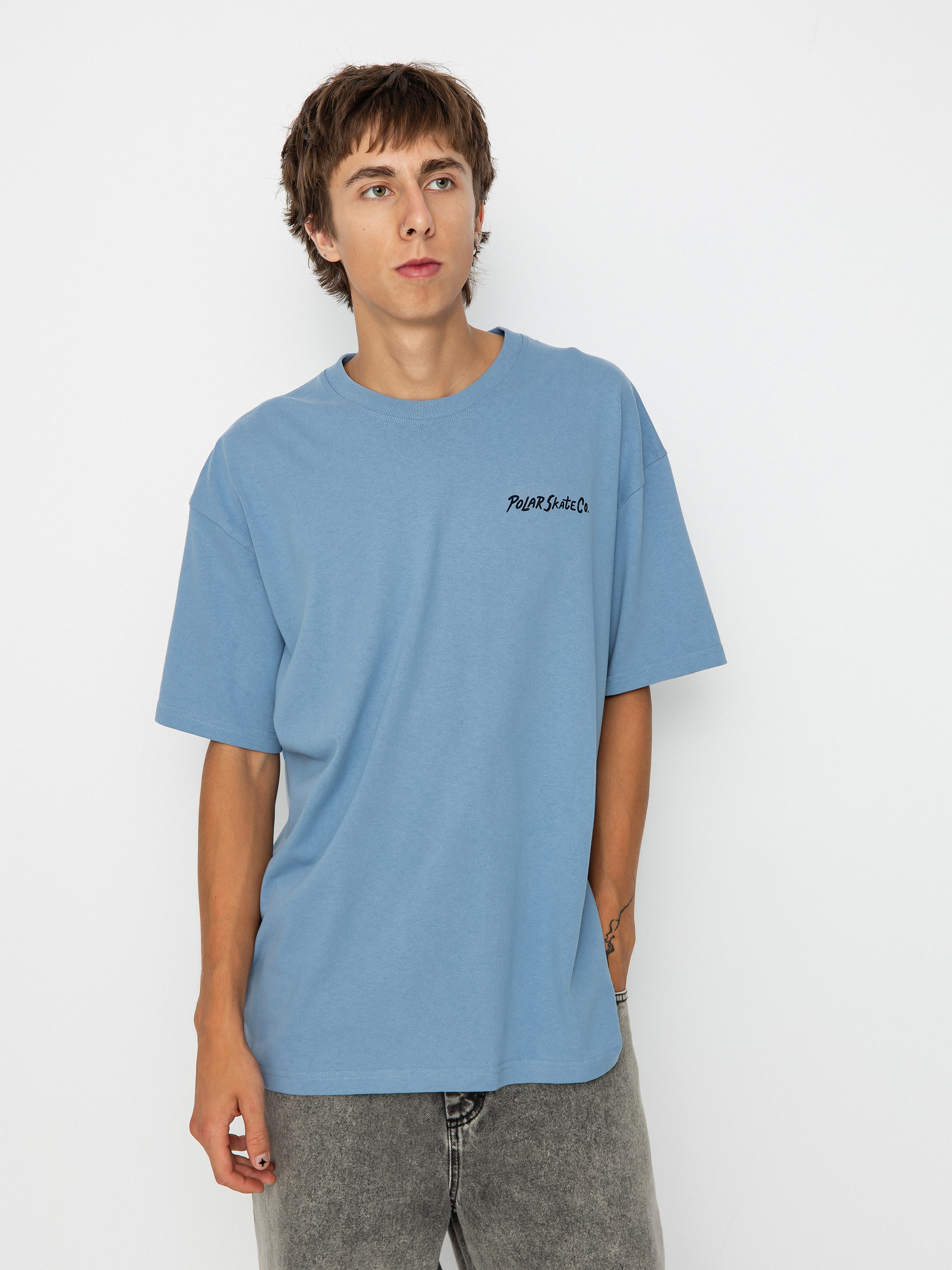 Polar Skate Yoga Trippin póló (oxford blue)