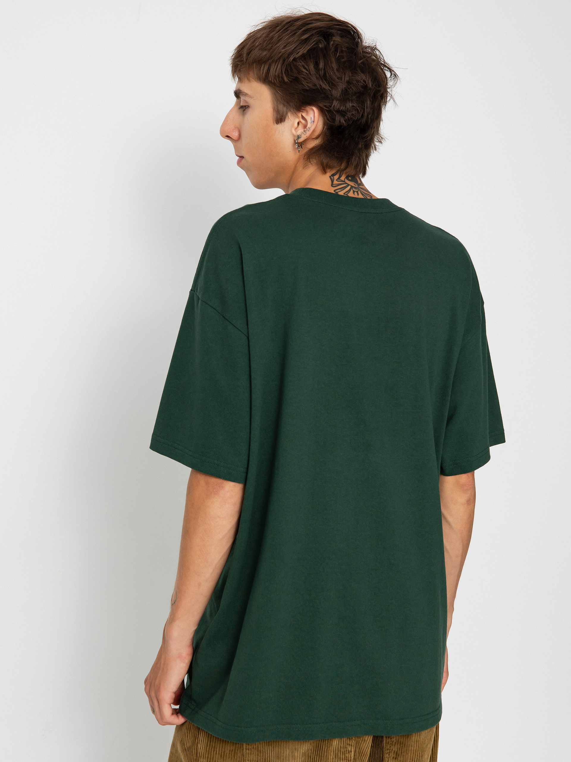 Polar Skate Safety on Board póló (dark green)