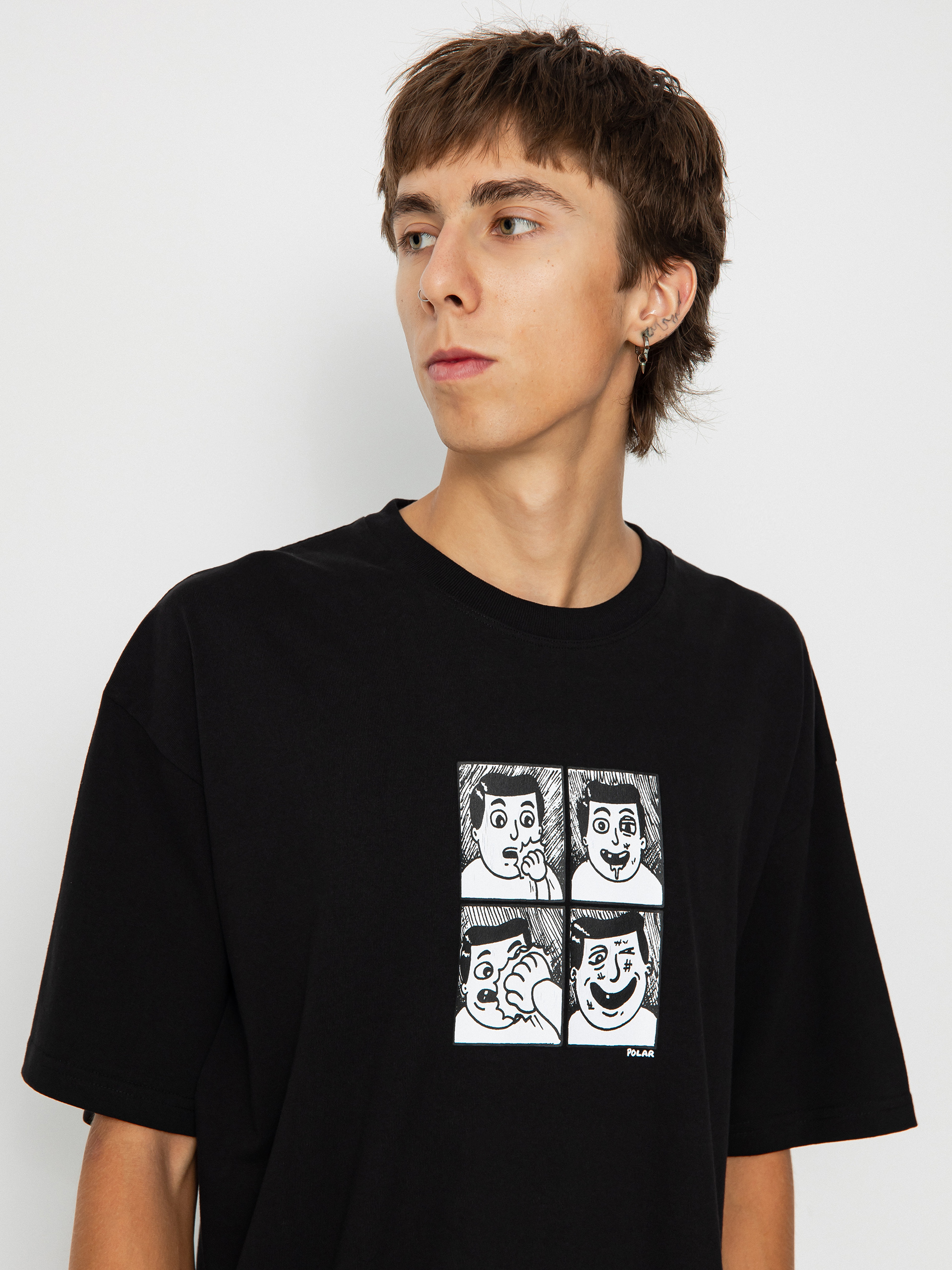 Polar Skate Punch póló (black)