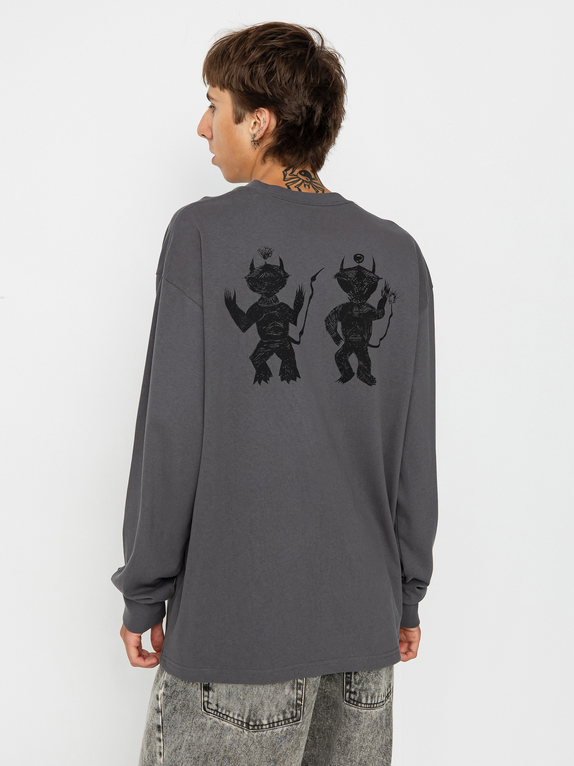 Polar Skate Little Devils Hosszú ujjú felső (graphite)