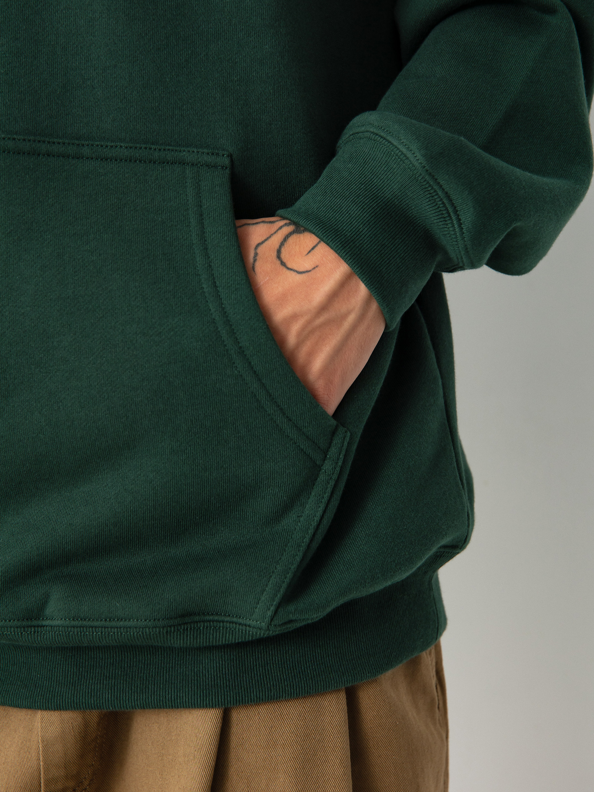 Polar Skate Dave Dog HD Kapucnis pulóver (dark green)