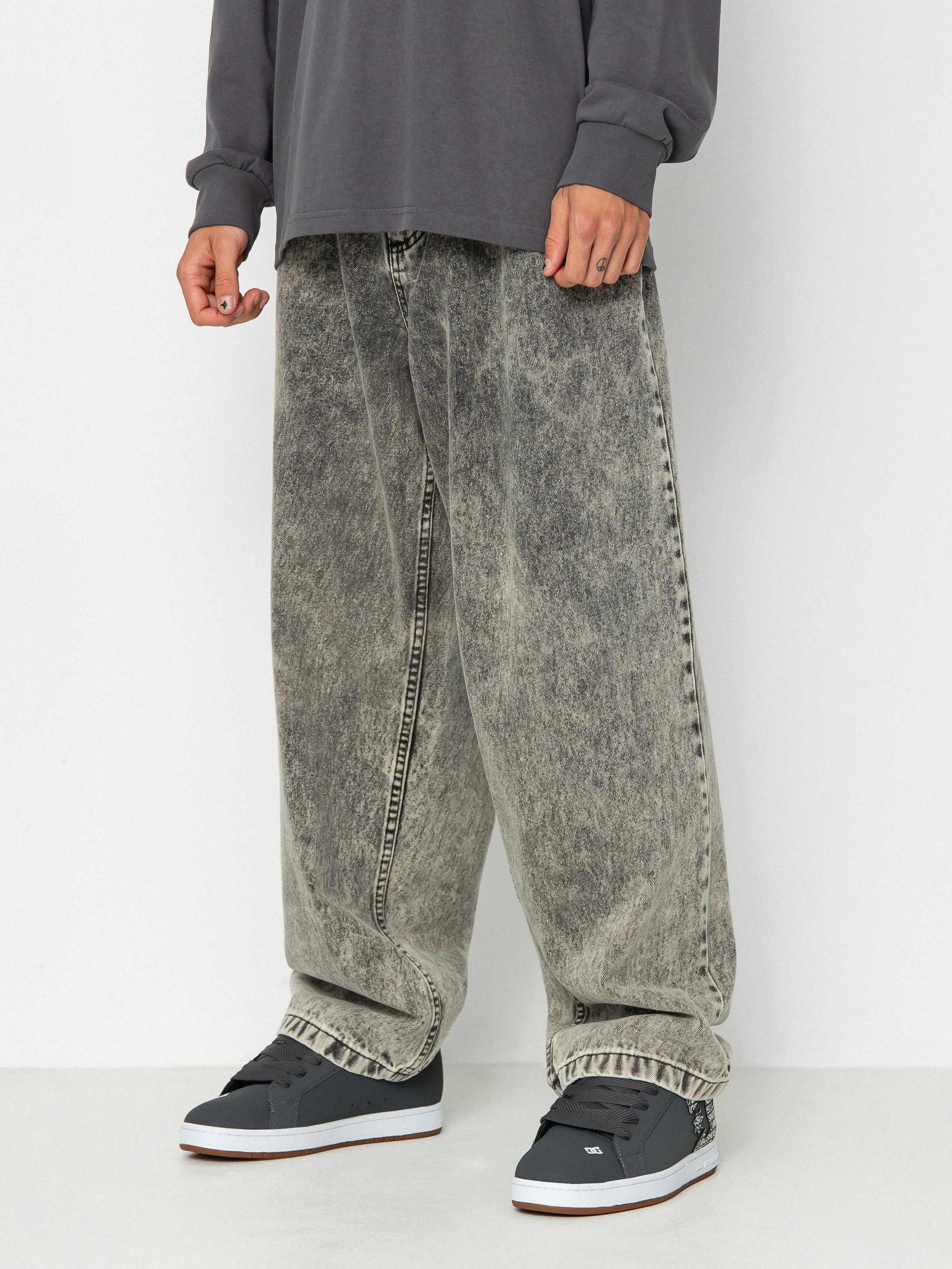 Polar Skate Big Boy Jeans Kisnadrág (acid black)