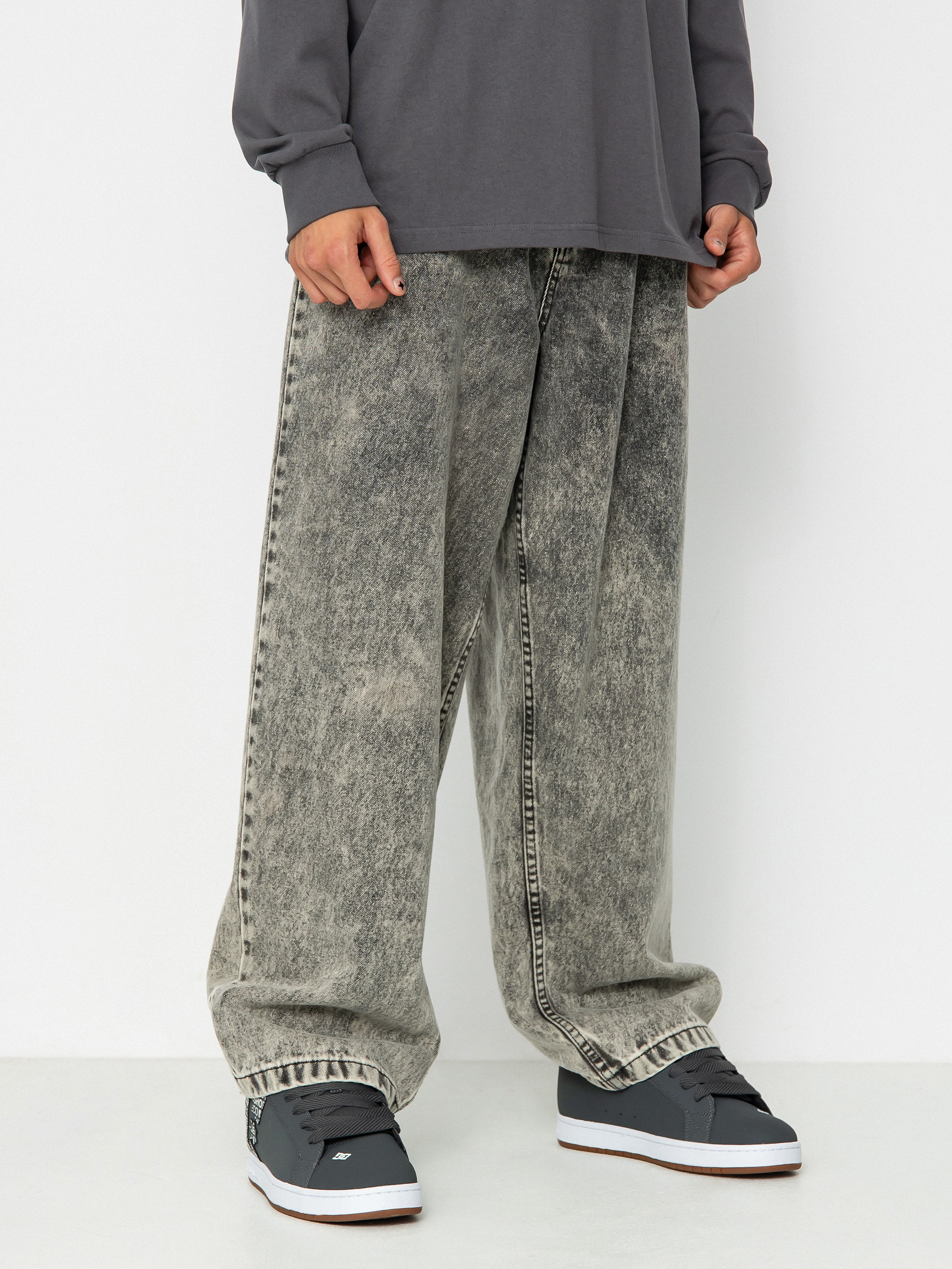 Polar Skate Big Boy Jeans Kisnadrág (acid black)