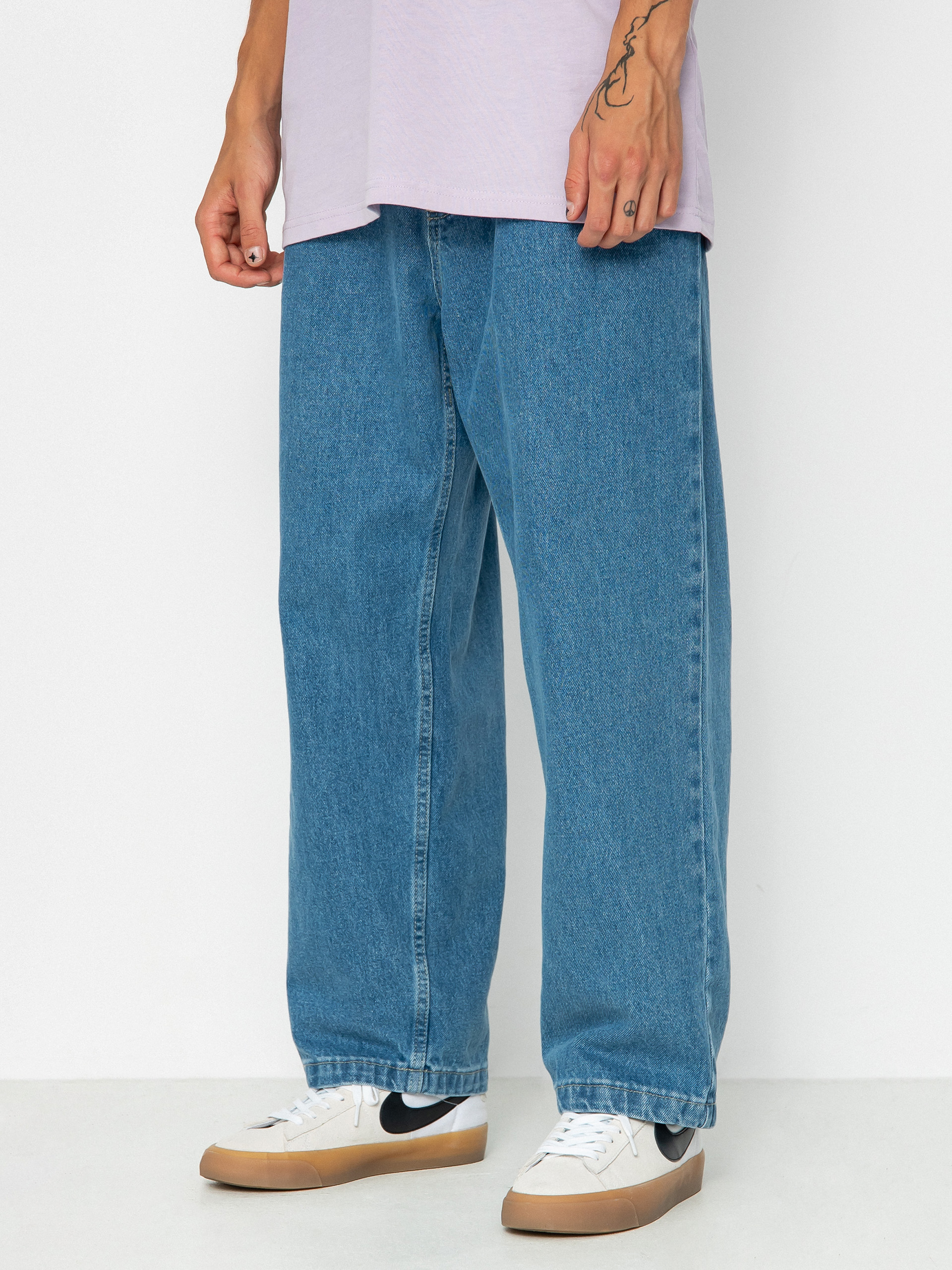 Polar Skate 93! Denim Kisnadrág (mid blue)