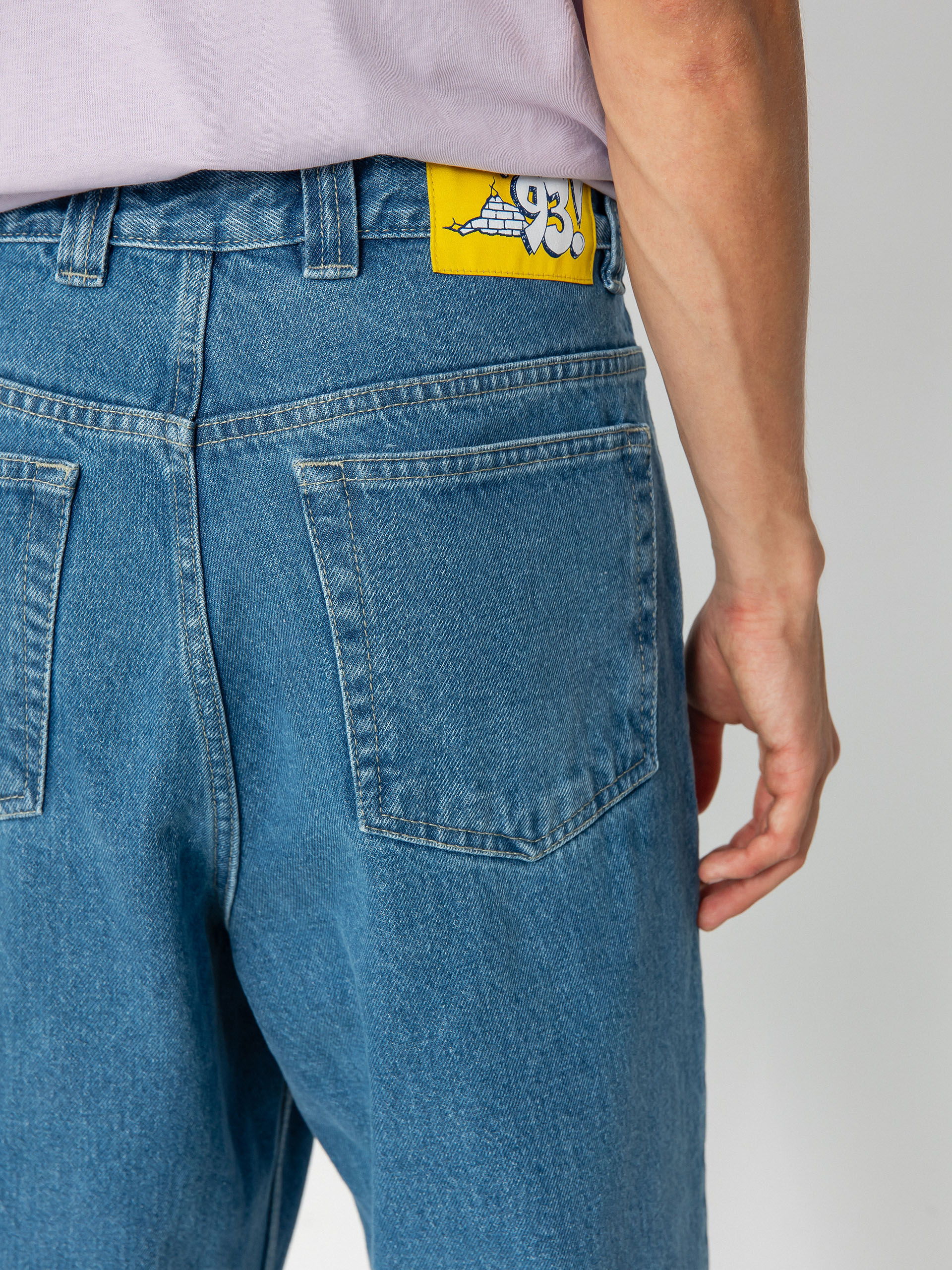 Polar Skate 93! Denim Kisnadrág (mid blue)