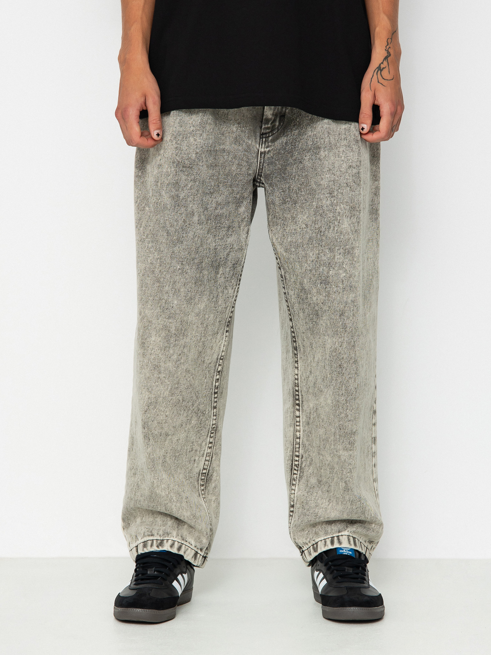 Polar Skate Grund Chinos Kisnadrág (acid black)