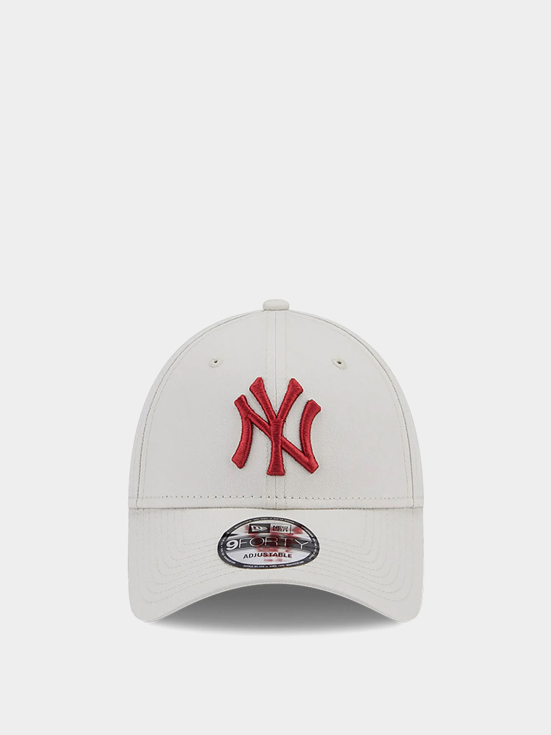 New Era League Essential 9Forty New York Yankees Baseball sapka (stone/red)
