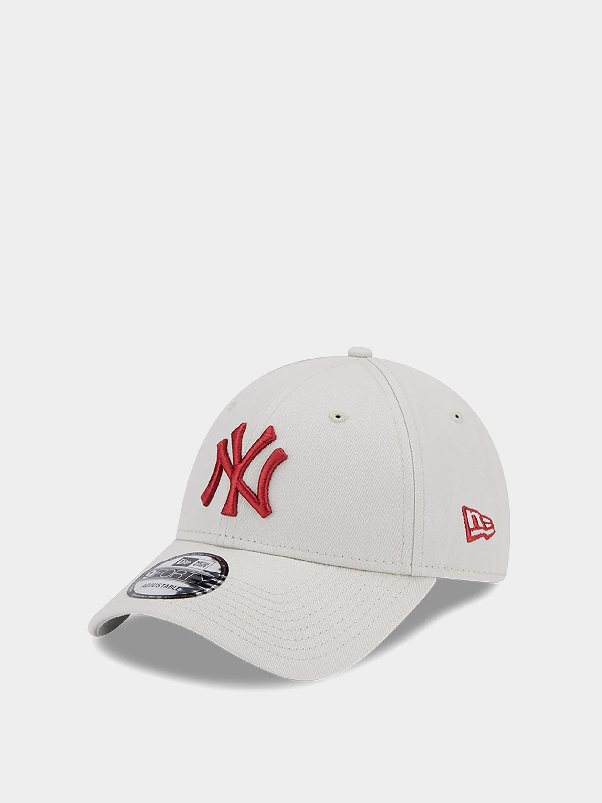 New Era League Essential 9Forty New York Yankees Baseball sapka (stone/red)