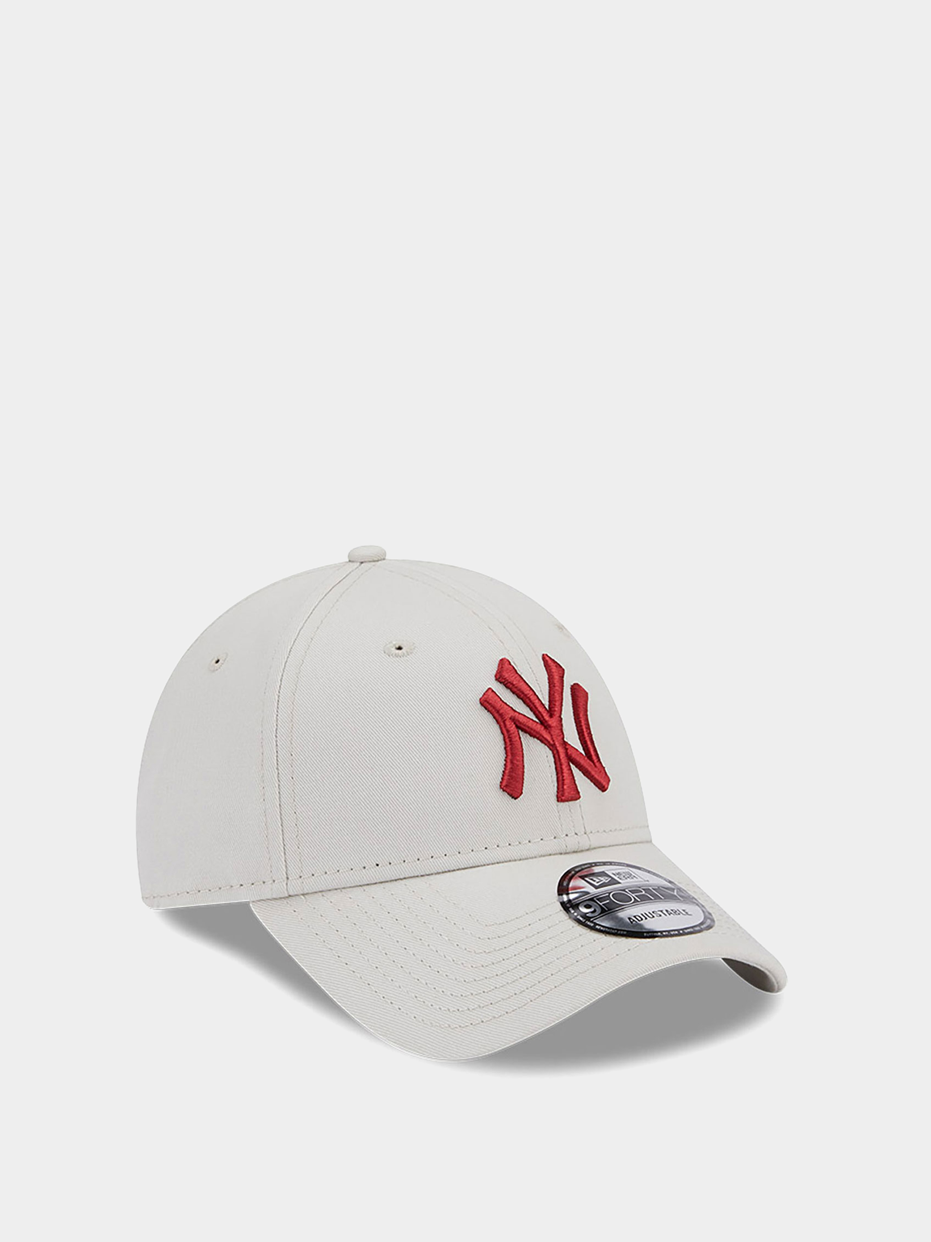 New Era League Essential 9Forty New York Yankees Baseball sapka (stone/red)