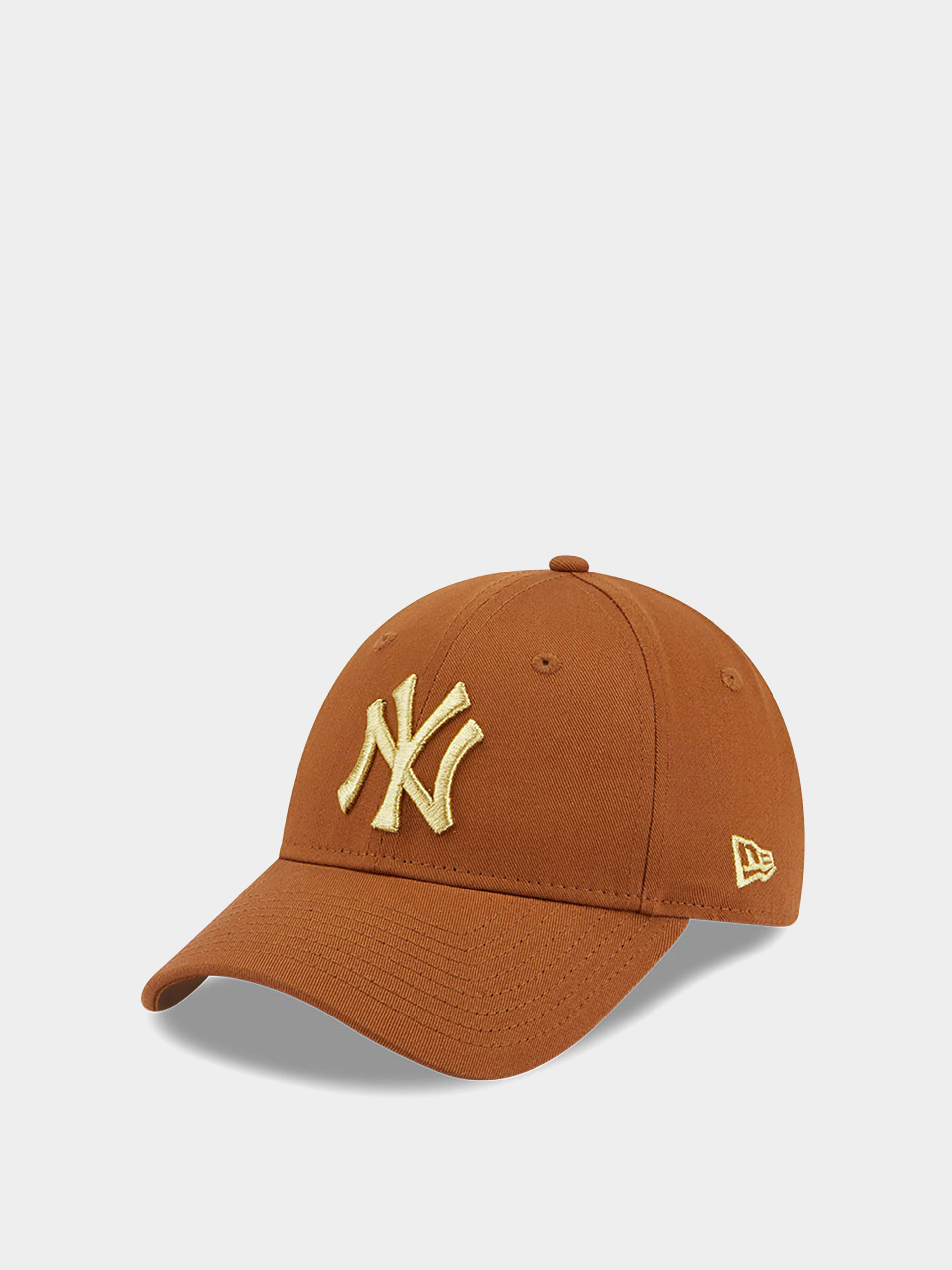 New Era Metallic Logo 9Forty New York Yankees Baseball sapka Wmn (brown/gold)