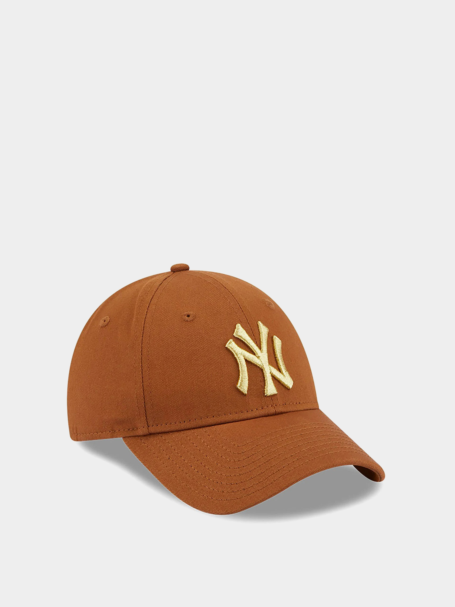 New Era Metallic Logo 9Forty New York Yankees Baseball sapka Wmn (brown/gold)