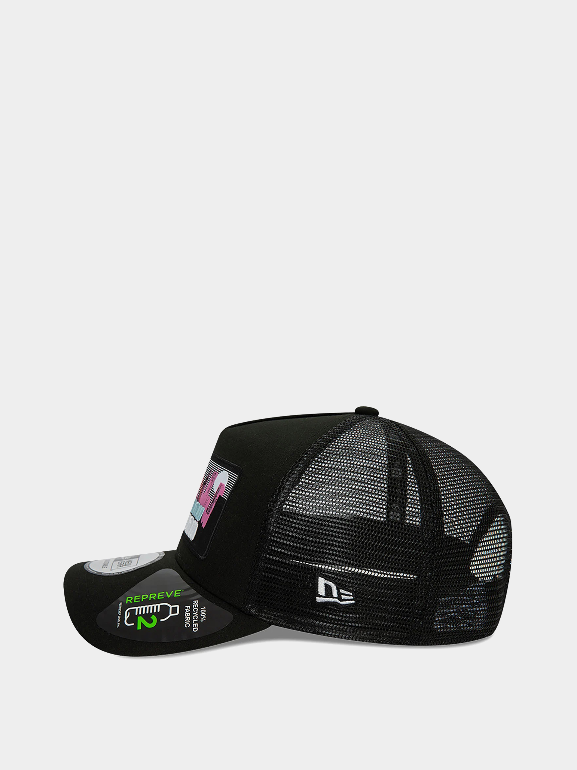 New Era License Plate Trucker Baseball sapka (black/pink)