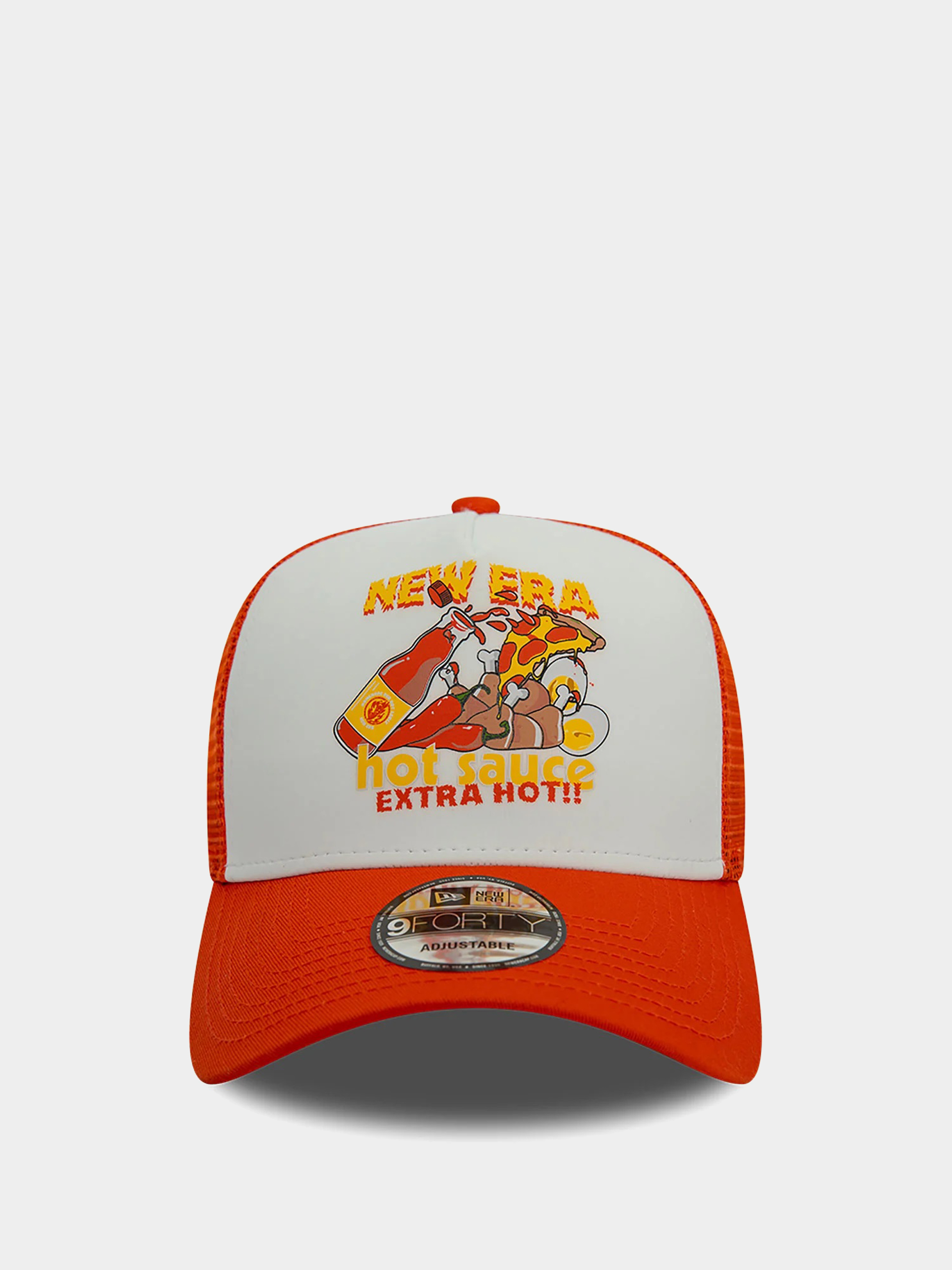 New Era Food Trucker Baseball sapka (orange/white)