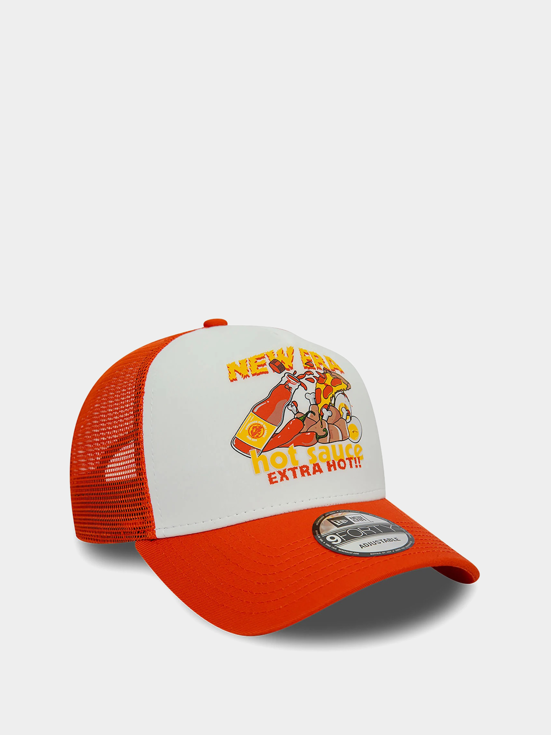 New Era Food Trucker Baseball sapka (orange/white)