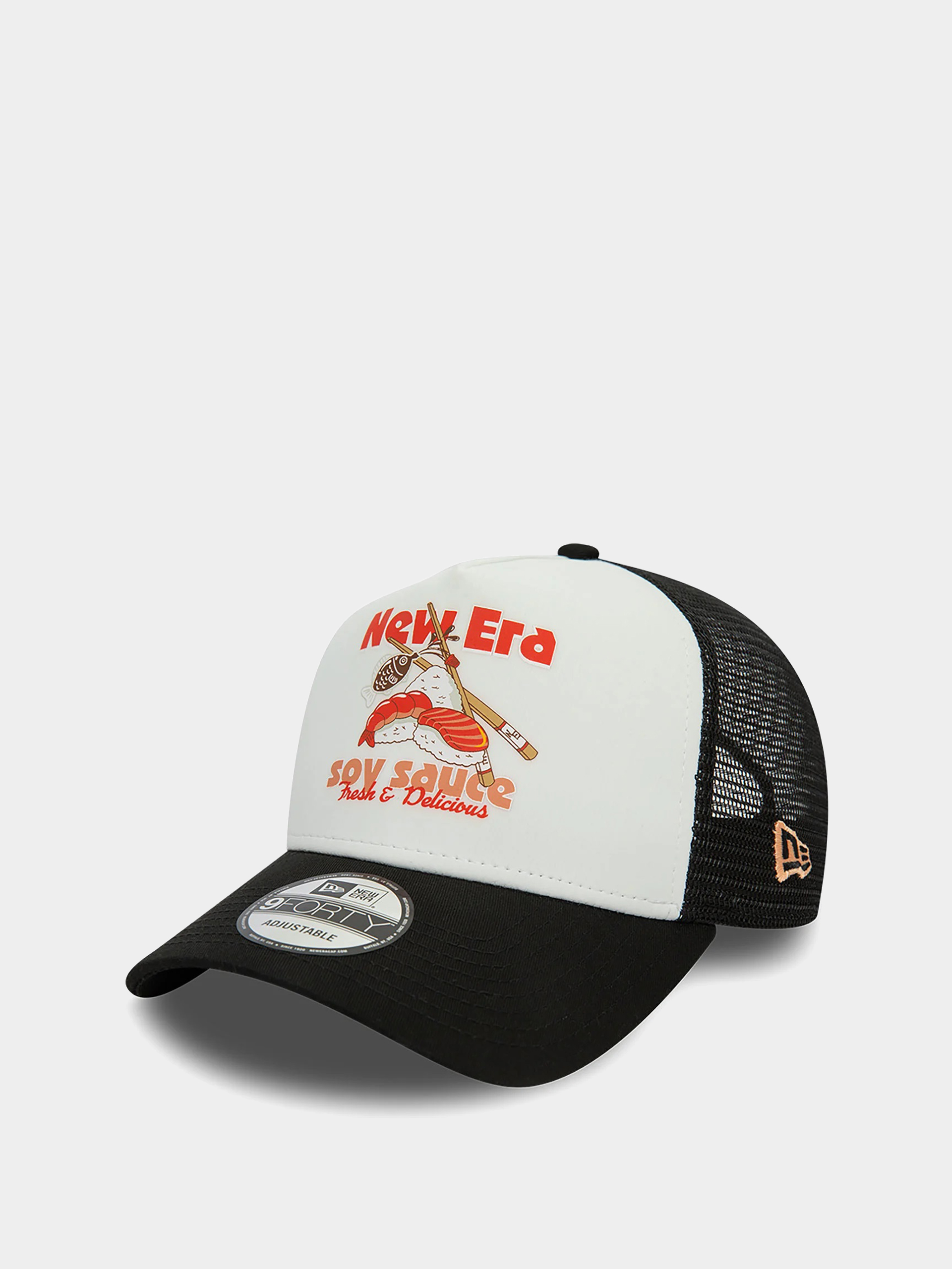 New Era Food Trucker Baseball sapka (black/white)