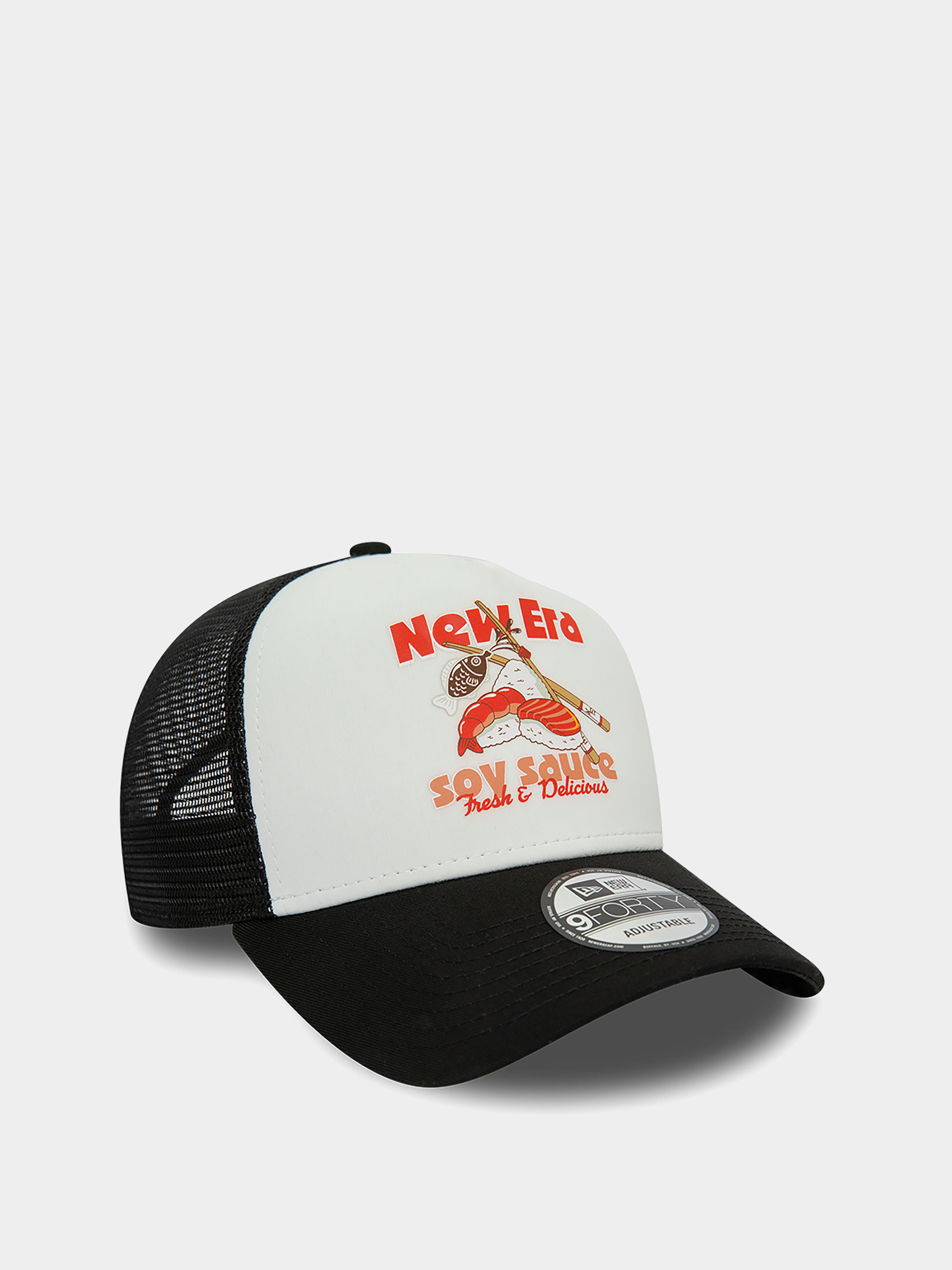 New Era Food Trucker Baseball sapka (black/white)