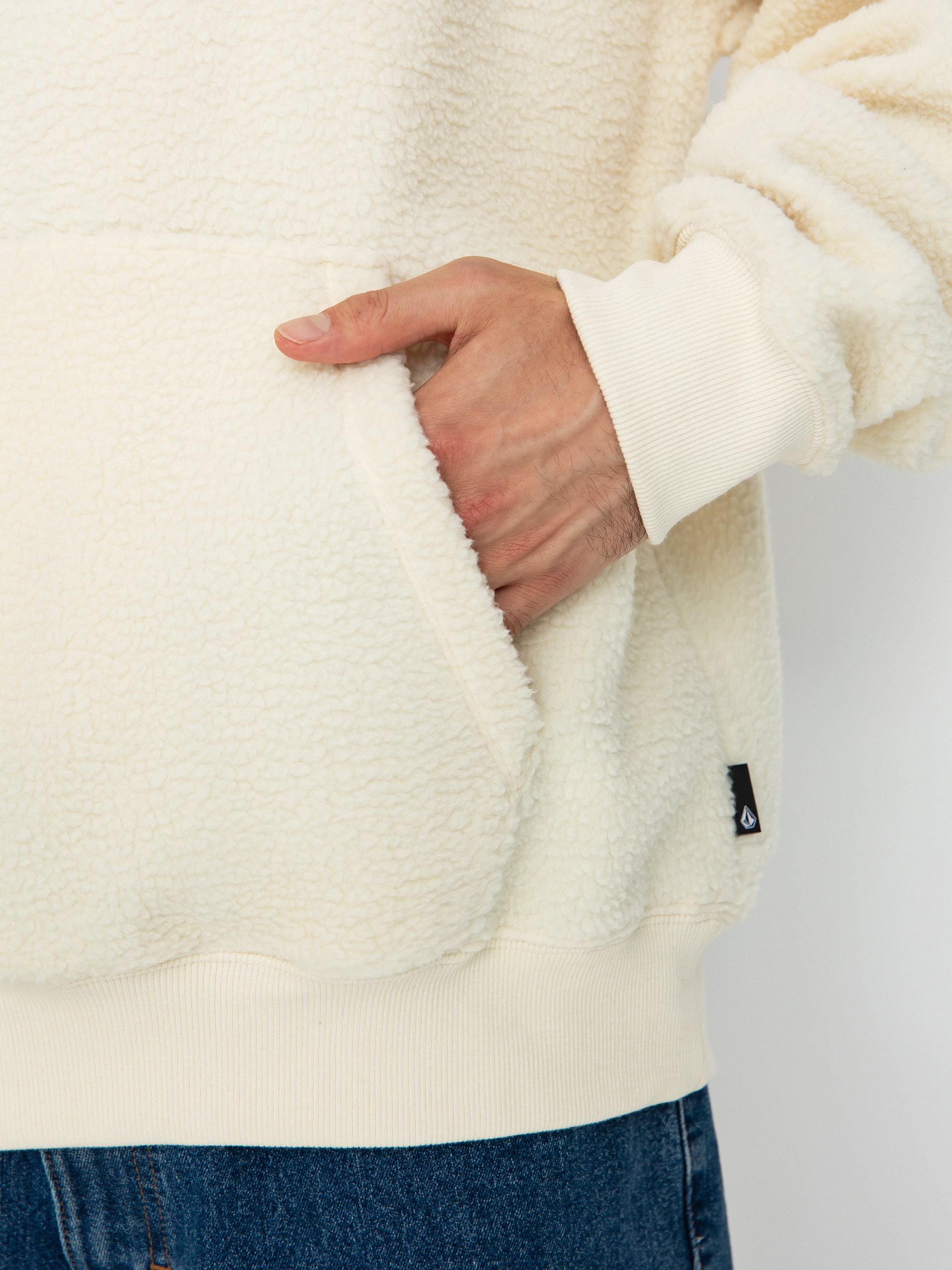 Volcom Iso91 HD Kapucnis pulóver (dirty white)