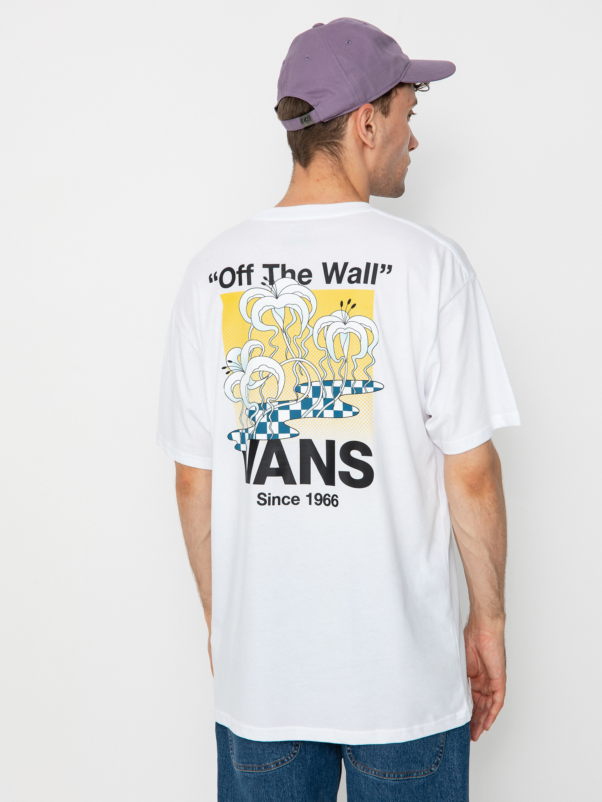 Vans Checkerboard Blooming póló (white)