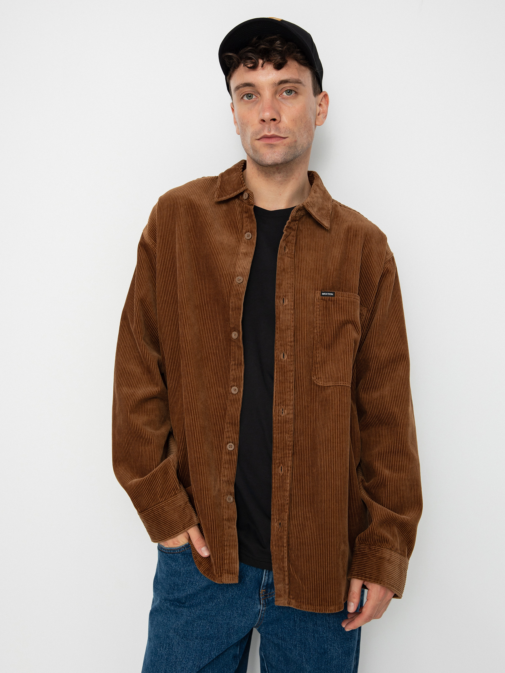 Brixton Porter Overshirt Ing (bison)
