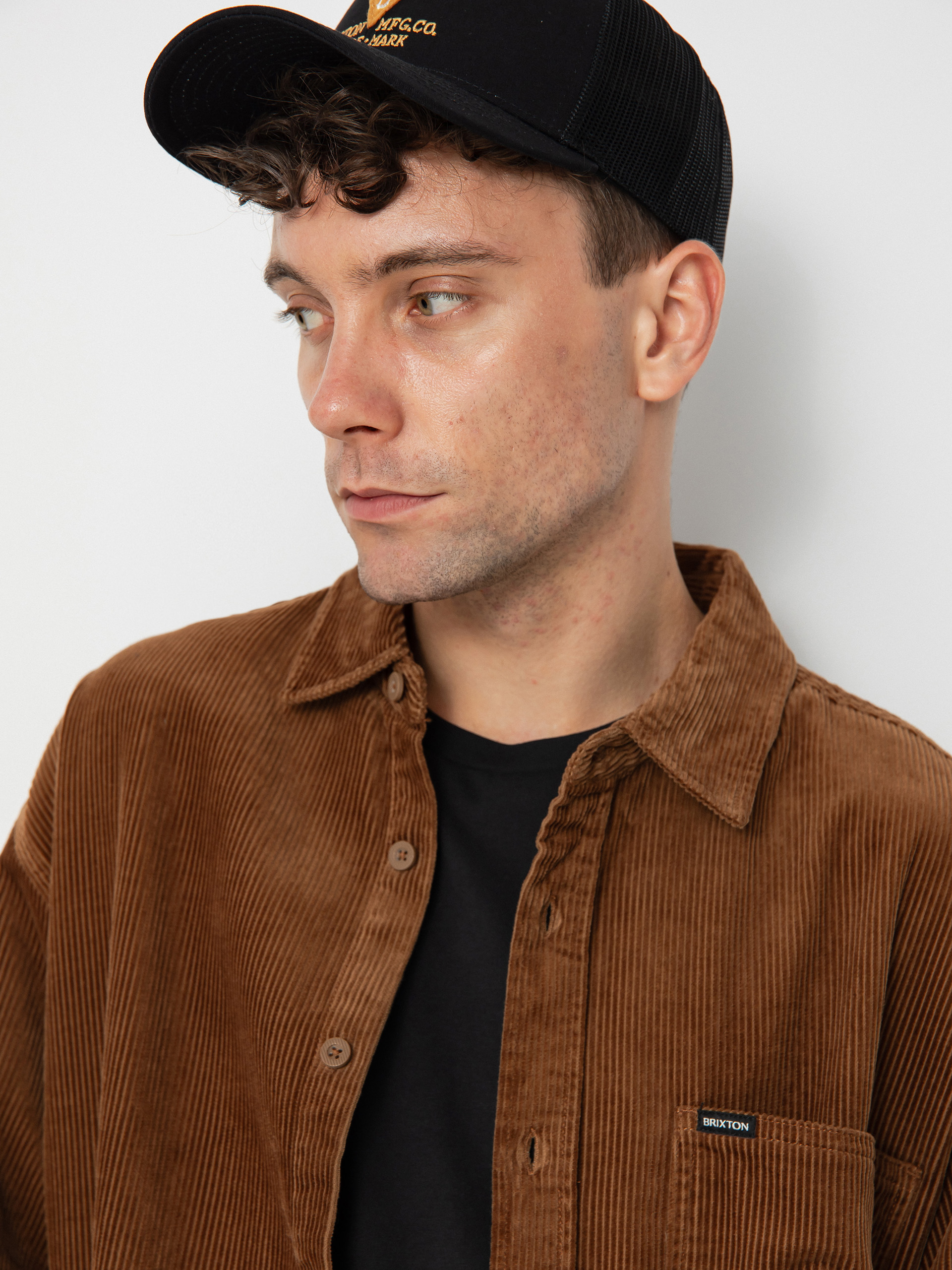 Brixton Porter Overshirt Ing (bison)