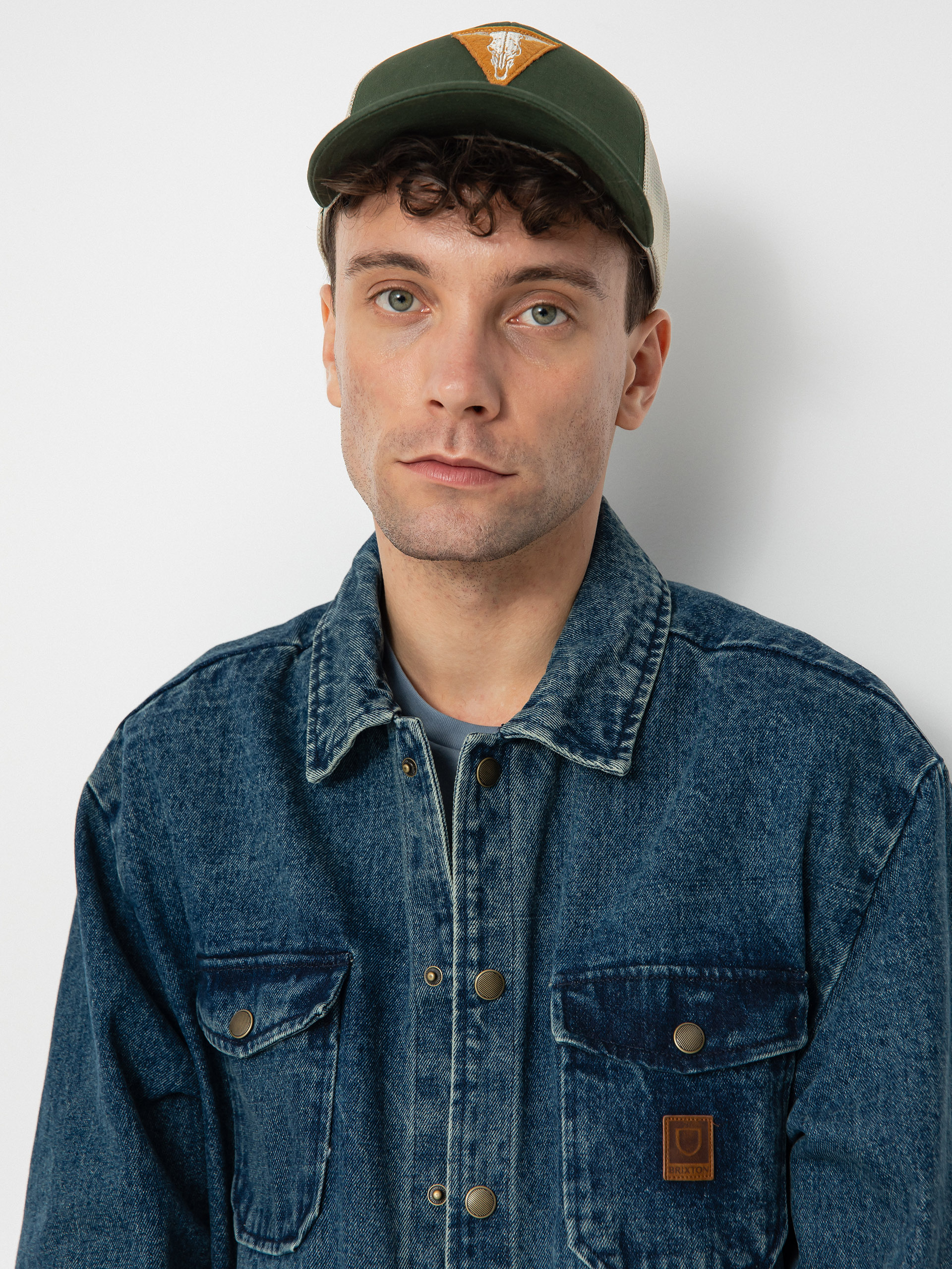 Brixton Durham Dzseki (medium wash indigo)