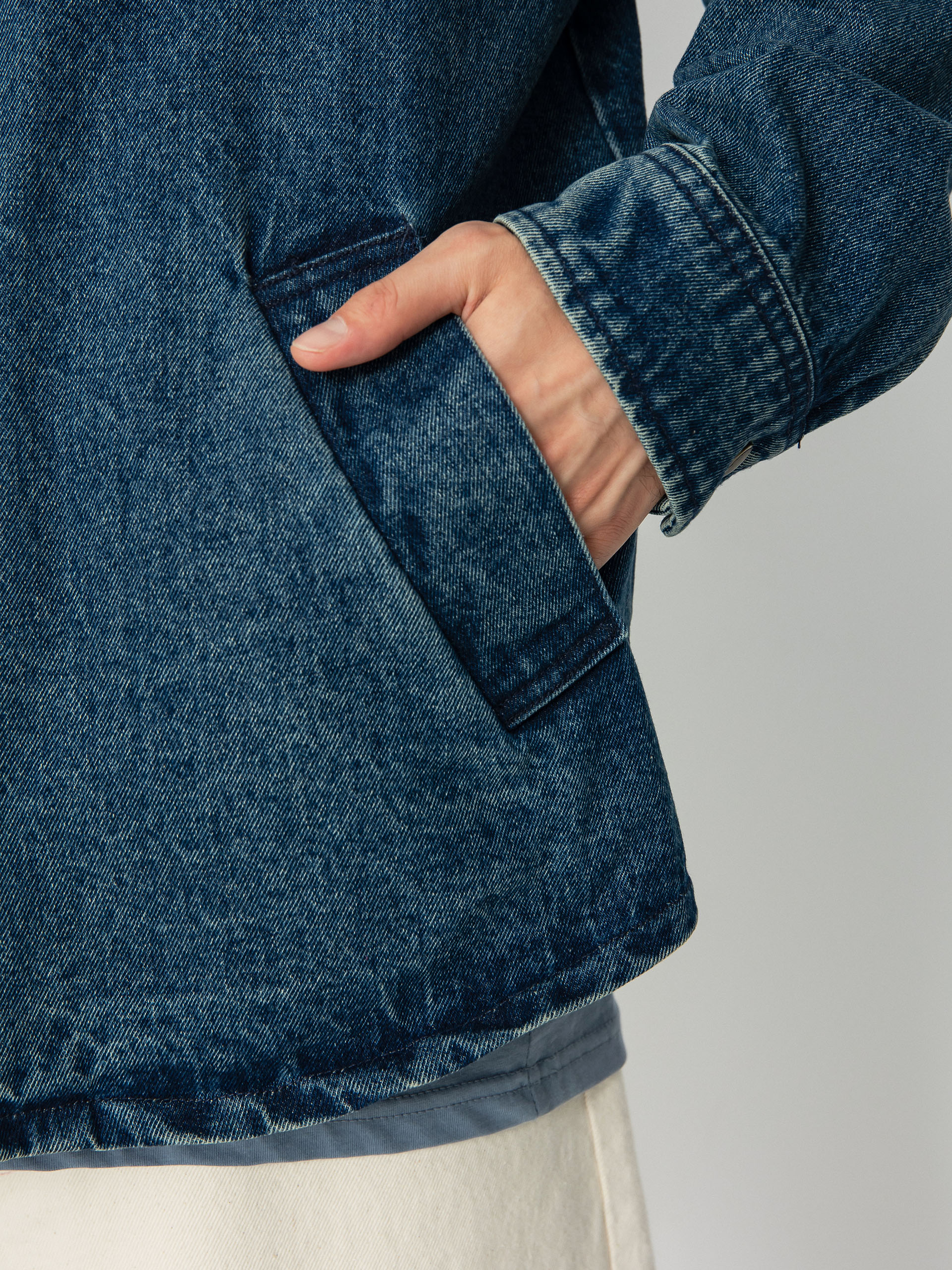 Brixton Durham Dzseki (medium wash indigo)