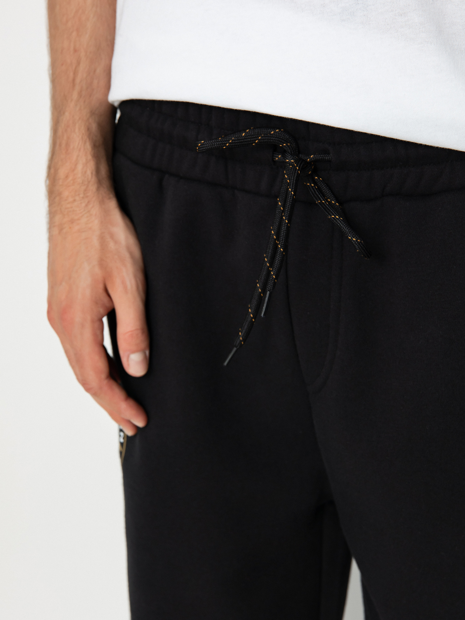 Brixton Crest Line Fleece Sweat Kisnadrág (black)