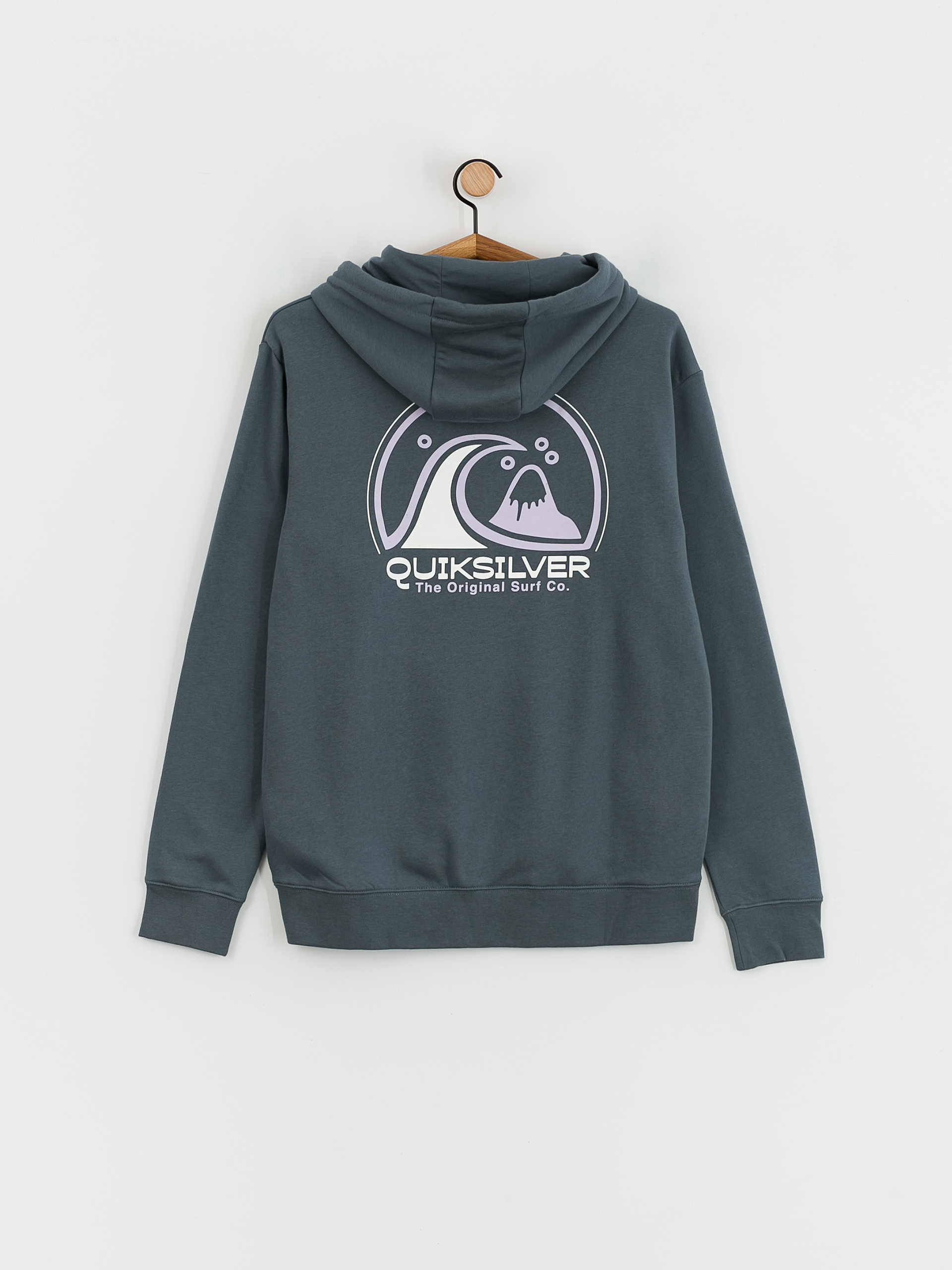 Quiksilver Clean Circle HD Kapucnis pulóver (dark slate)