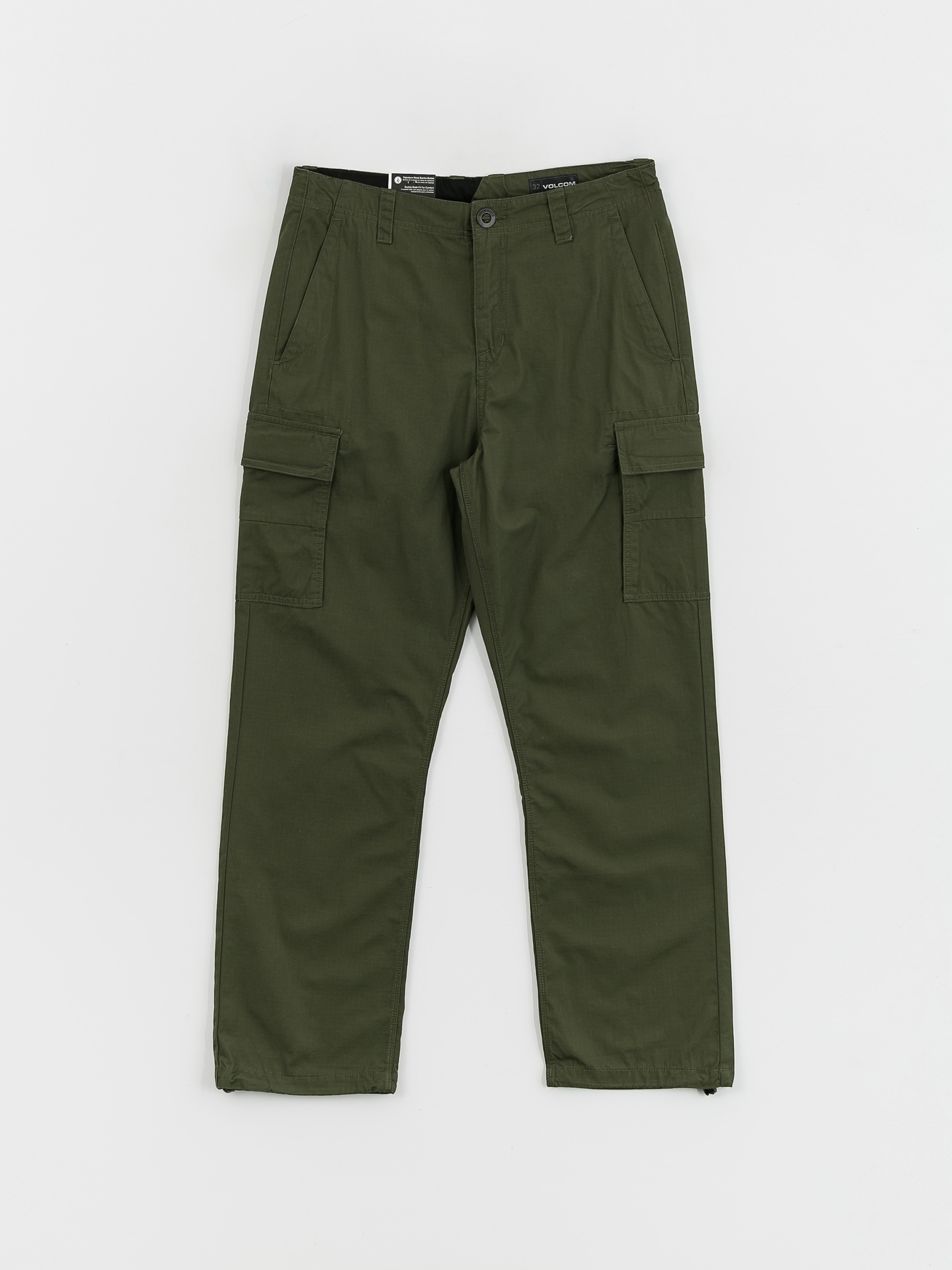 Volcom Squads Cargo Loose Tprd Kisnadrág (squadron green)