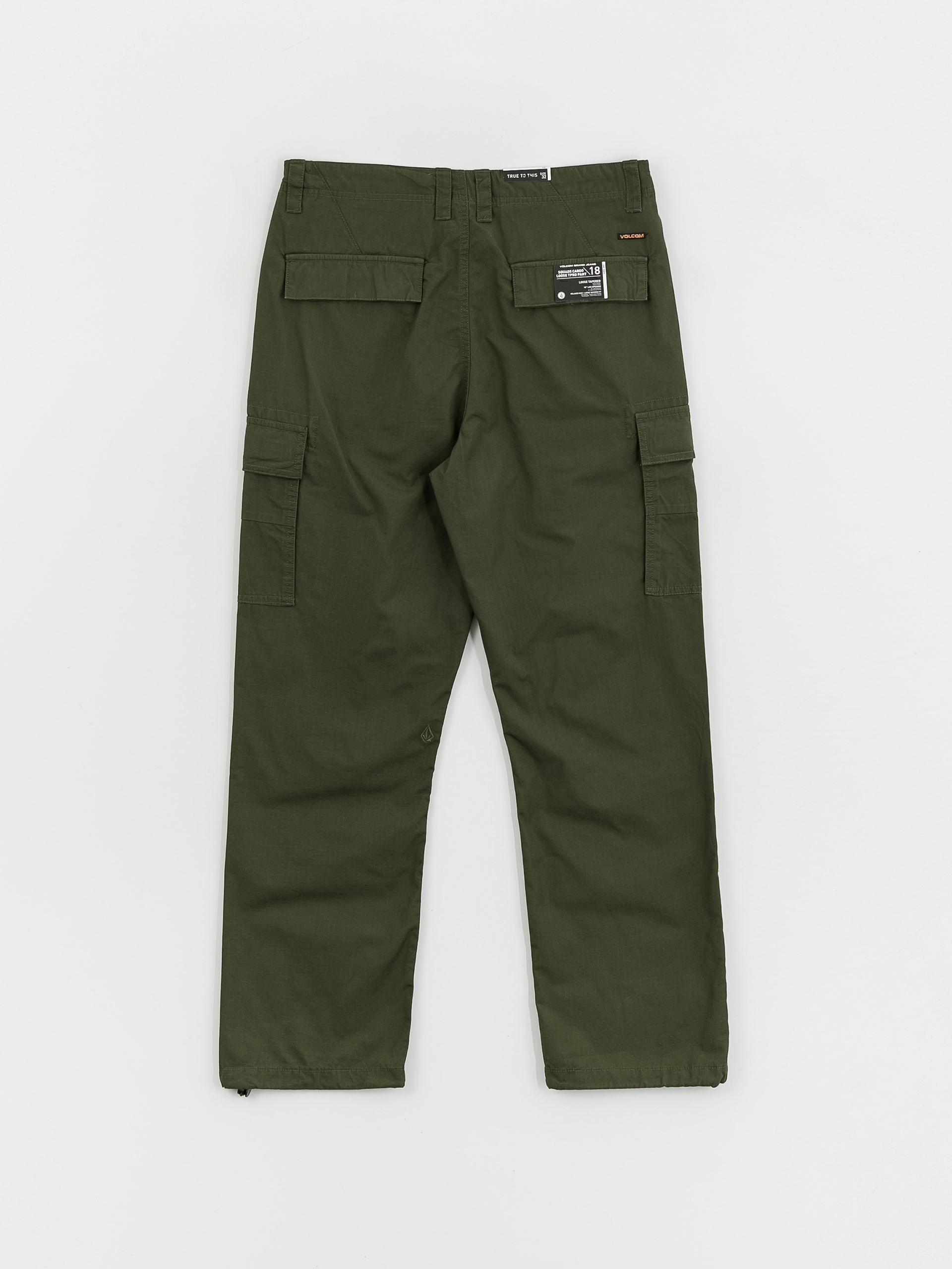 Volcom Squads Cargo Loose Tprd Kisnadrág (squadron green)