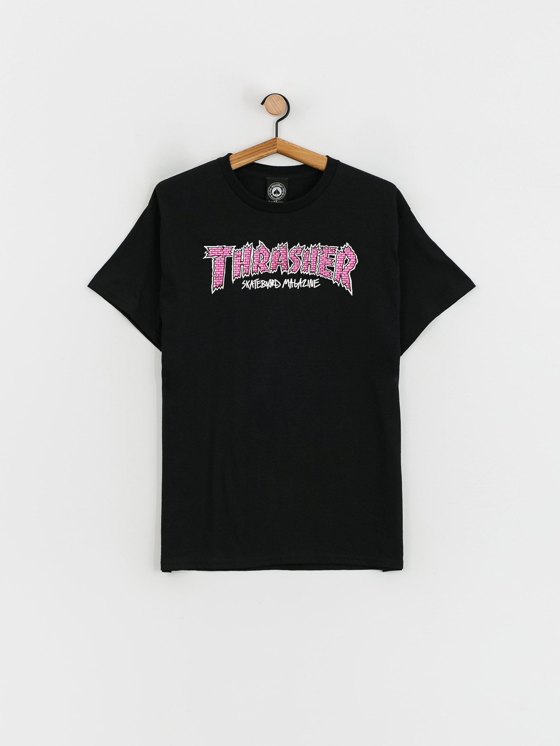 Thrasher Brick póló (black)