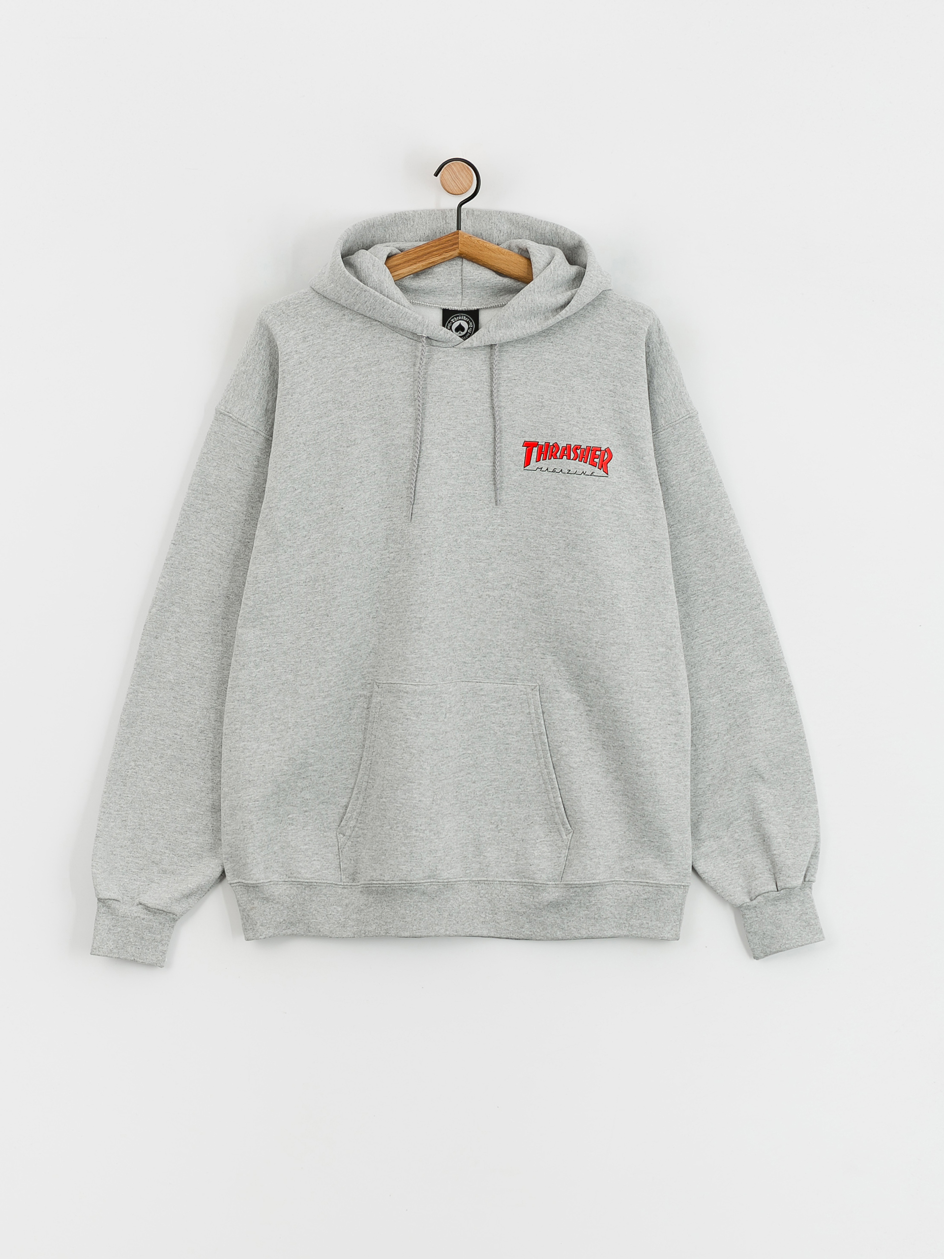 Thrasher Little Outline HD Kapucnis pulóver (gray)