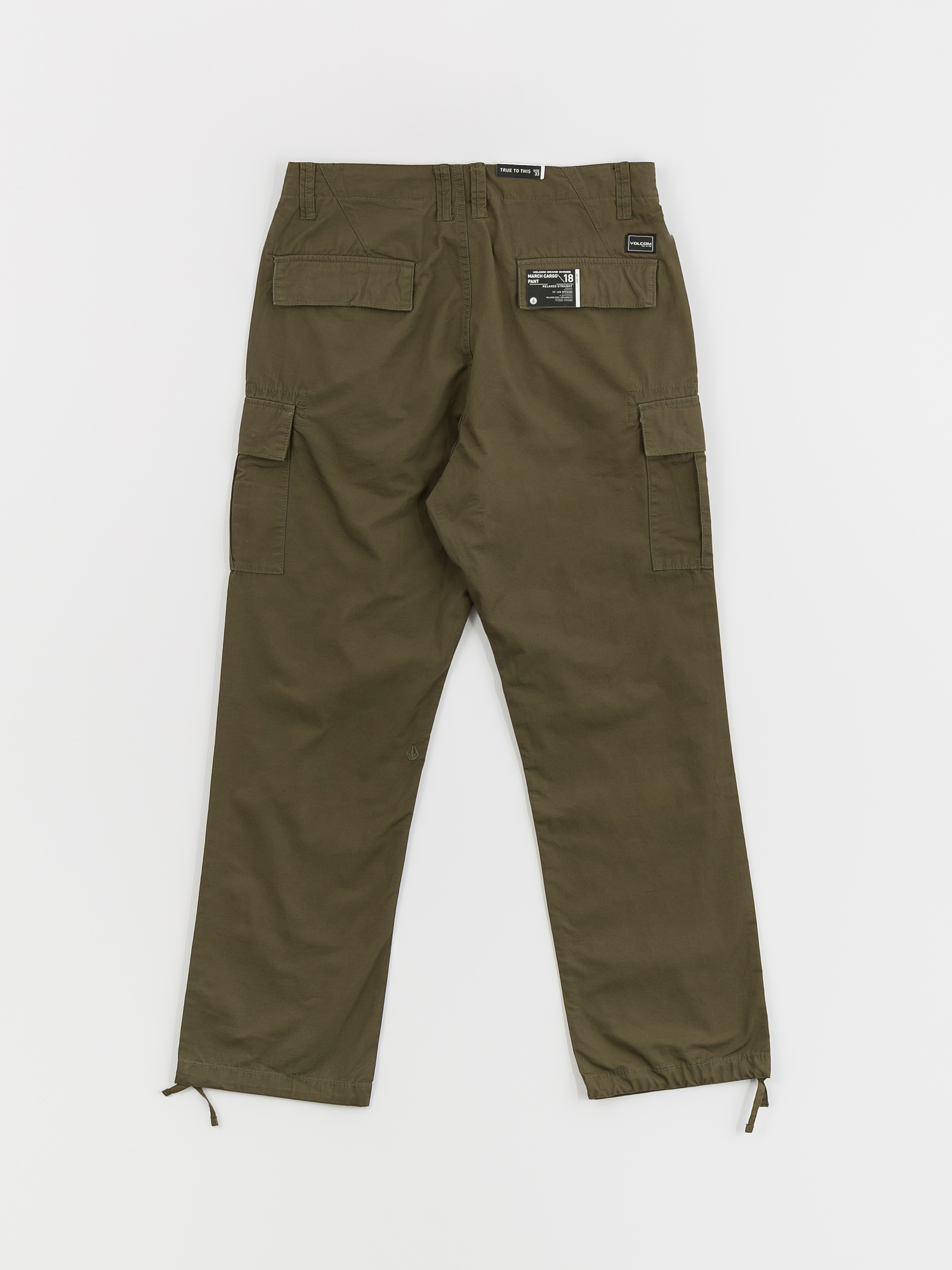 Volcom March Cargo Slub Kisnadrág (military)