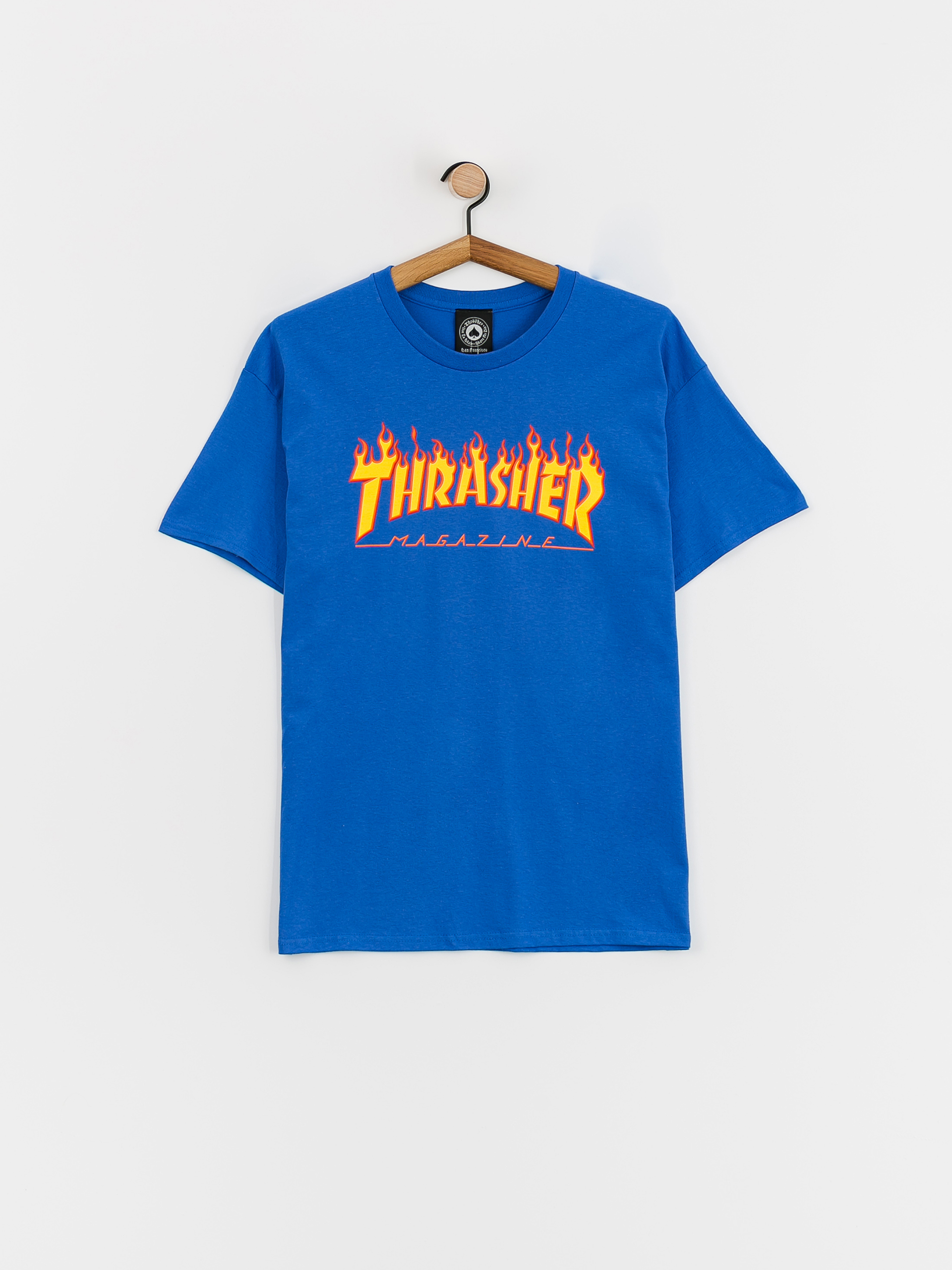 Thrasher Flame Logo póló (royal blue)