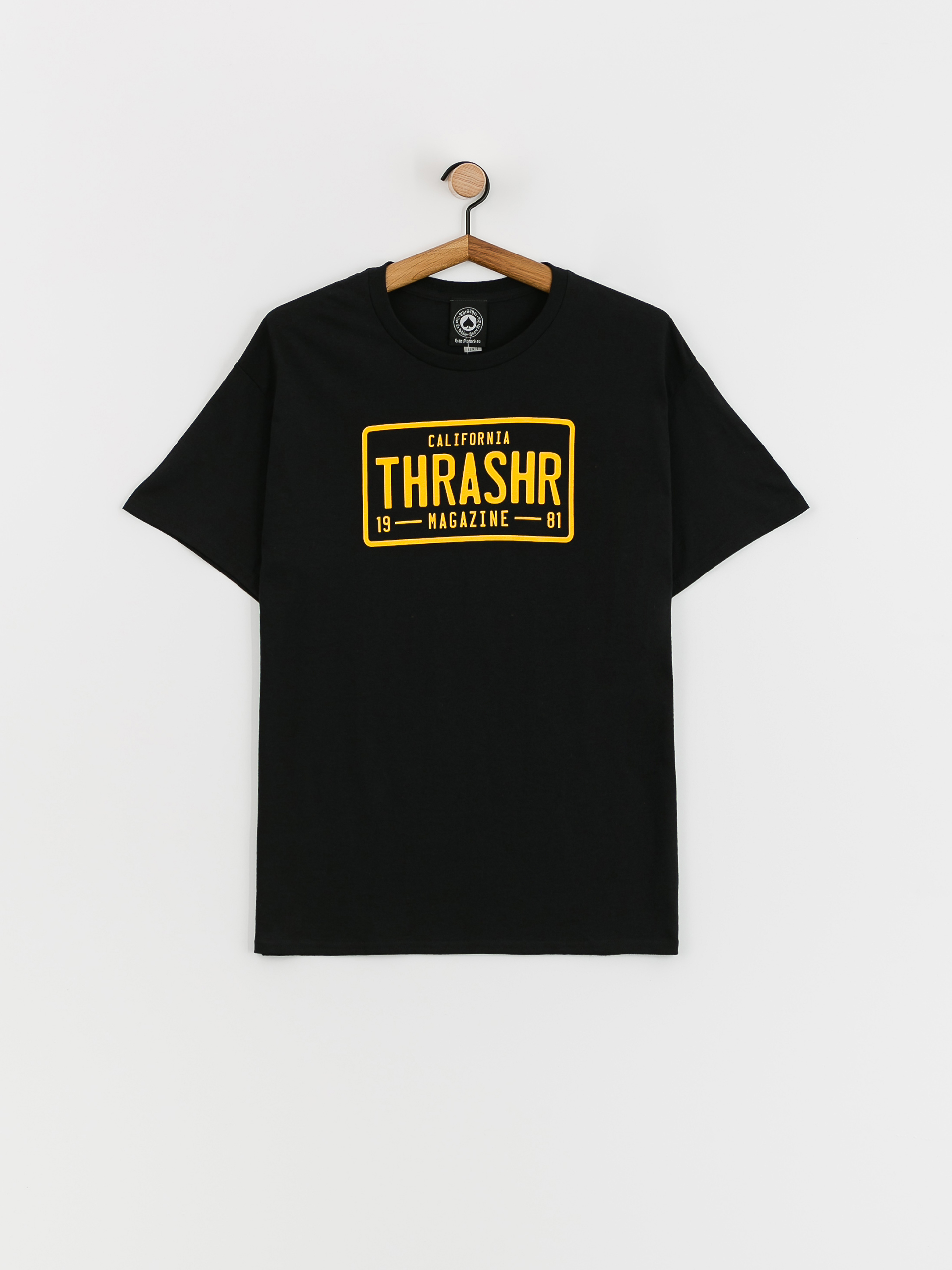 Thrasher License Plate póló (black)