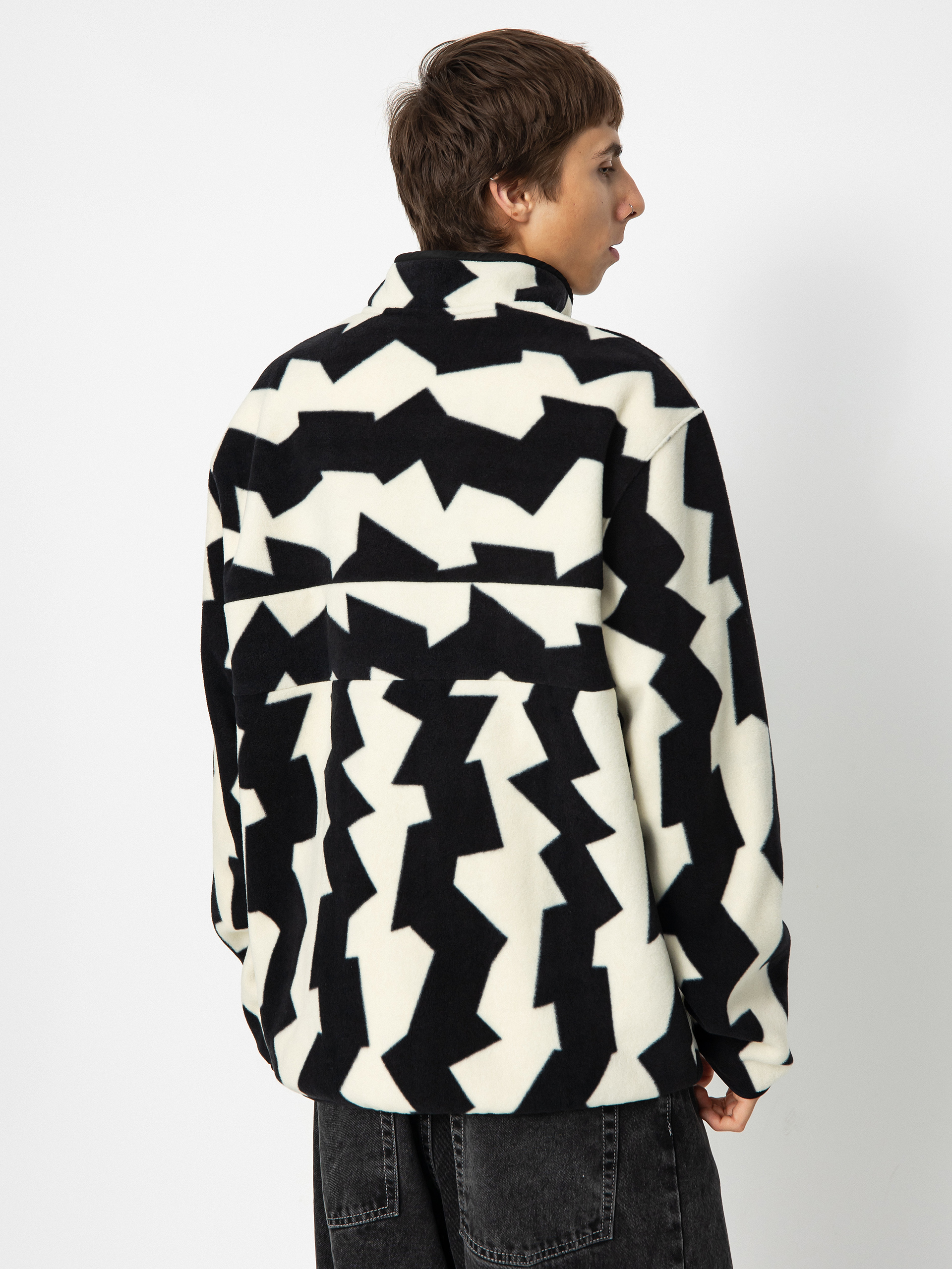 Férfi Volcom Error92 Mock Neck Polár pulóver (dirty white)