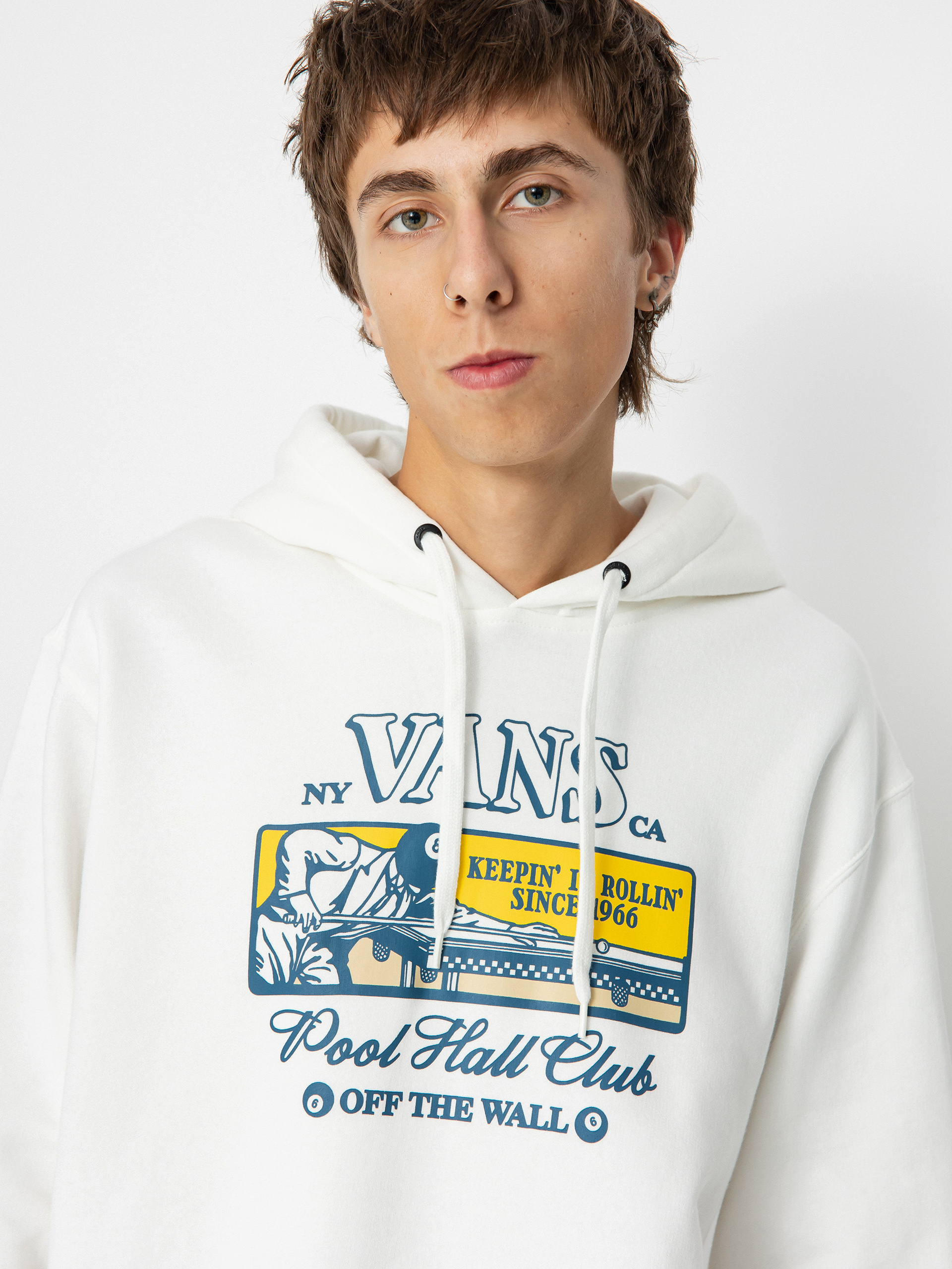 Vans Pool Hall HD Kapucnis pulóver (marshmallow)