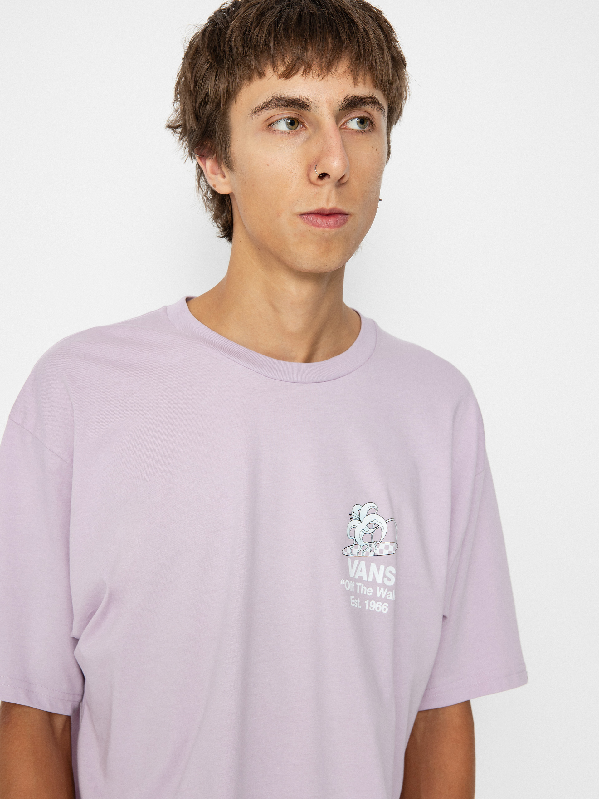 Vans Checkerboard Blooming póló (lavender frost)