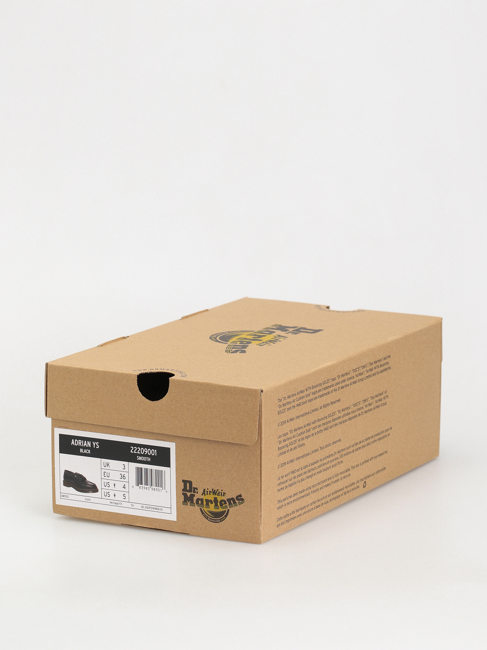 Dr. Martens Adrian YS Cipők (black smooth)