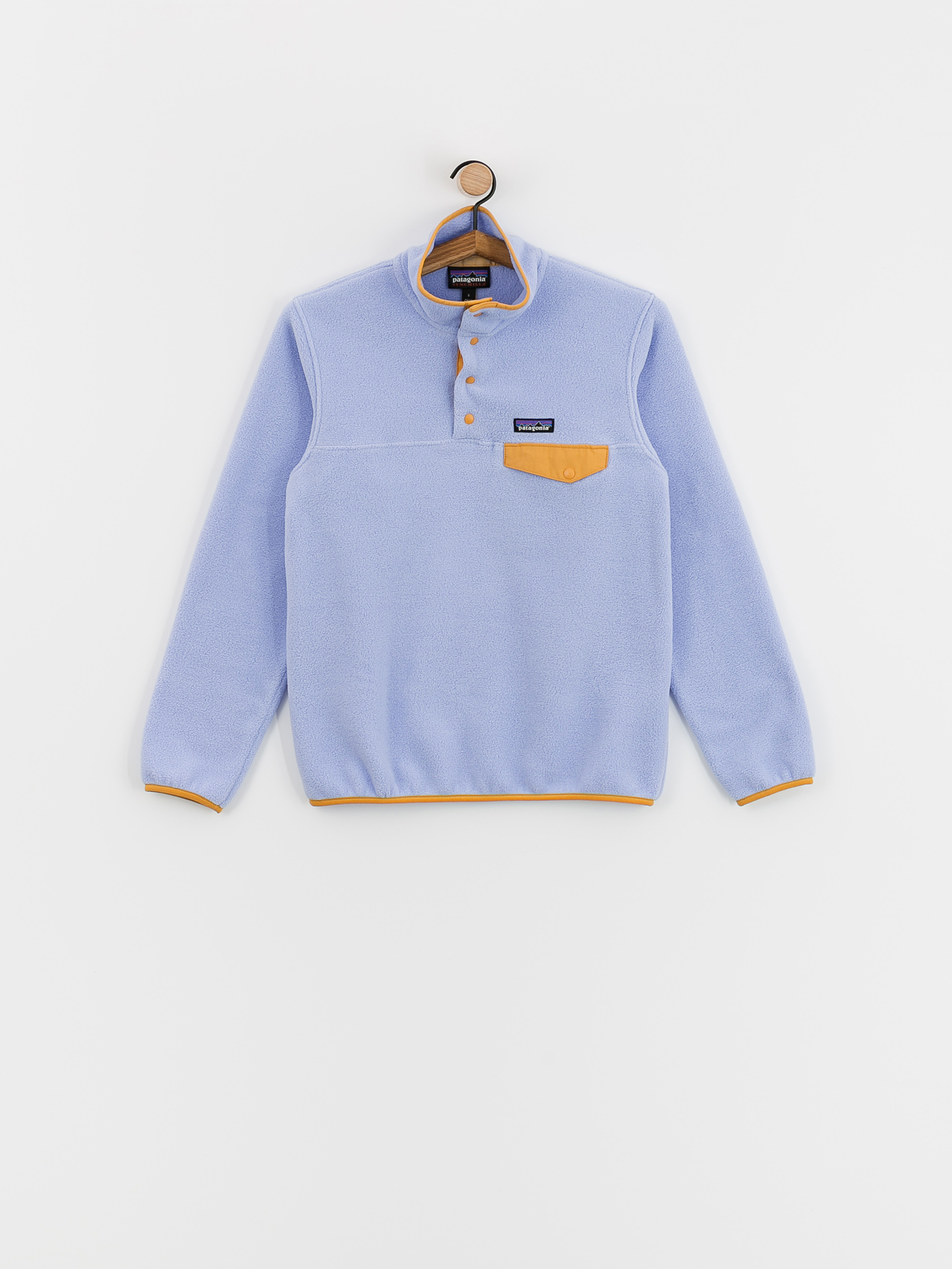 Női Patagonia Lightweight Synch Snap T Polár pulóver (pale periwinkle)