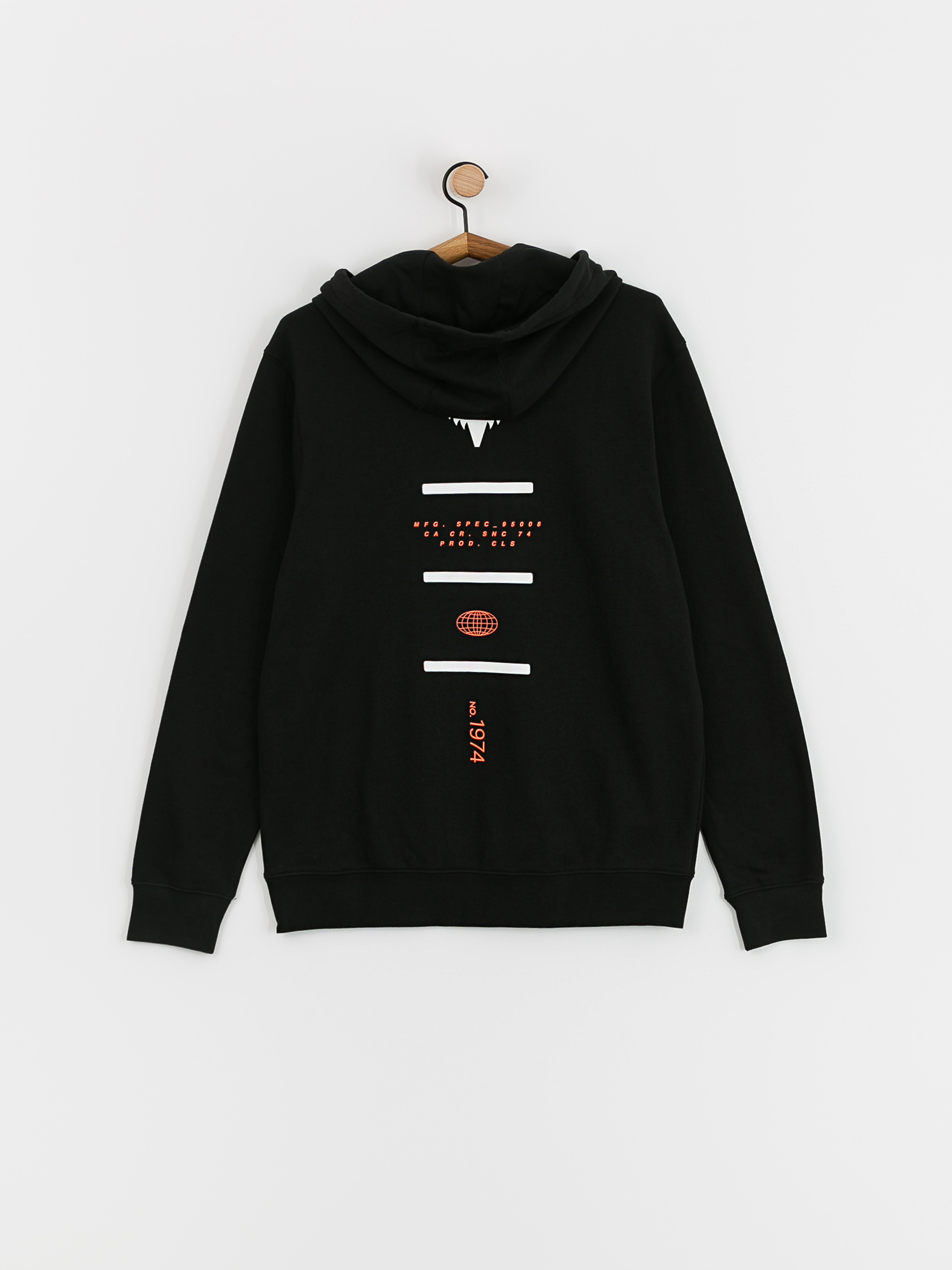 Fox Magnetic HD Kapucnis pulóver (black)