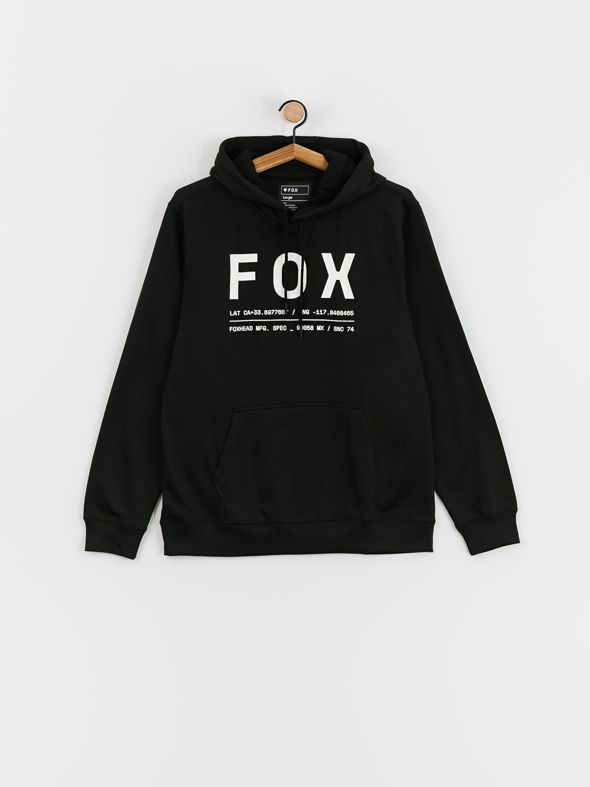 Fox Nontop HD Kapucnis pulóver (black)