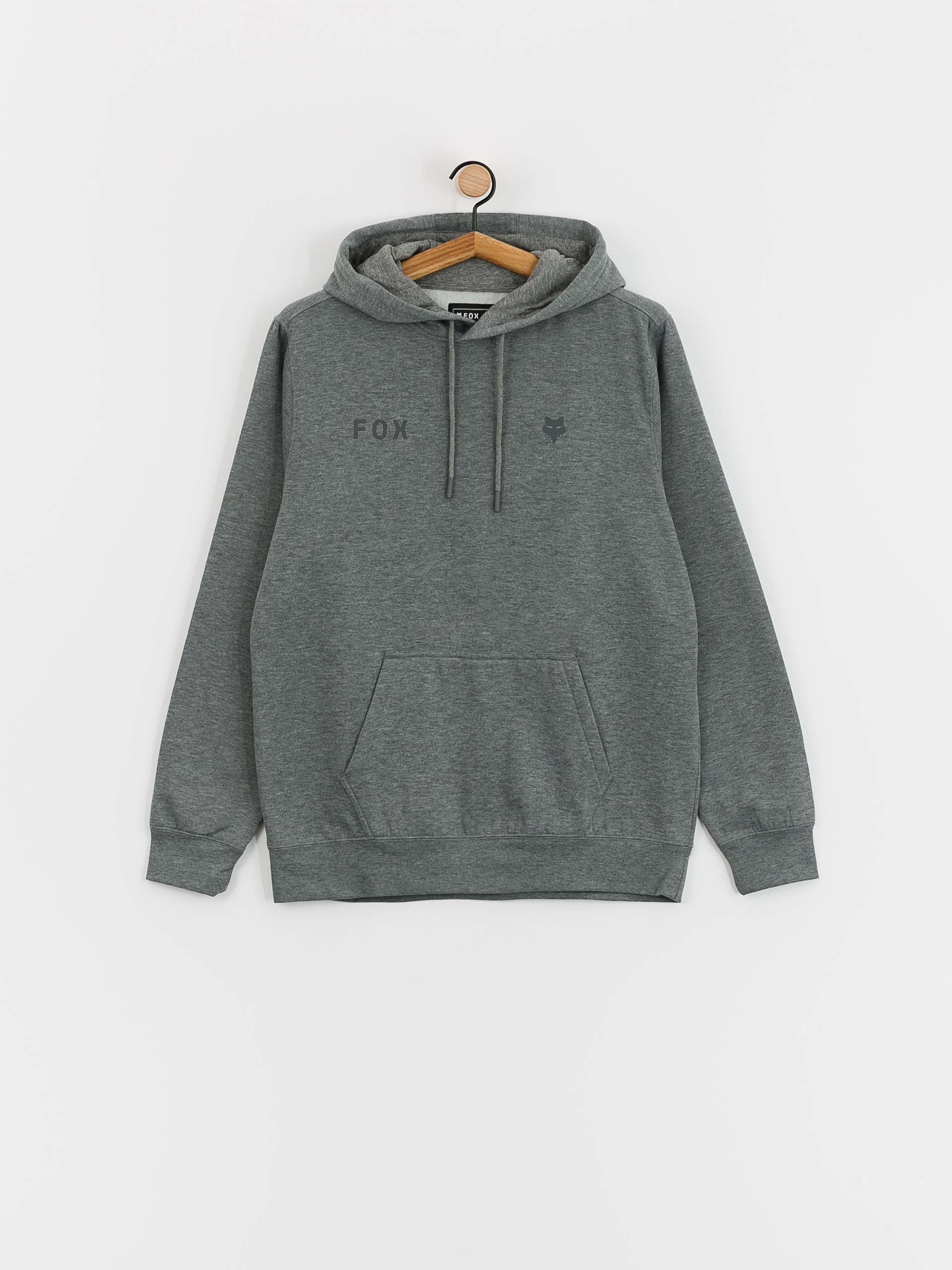 Fox Wordmark HD Kapucnis pulóver (heather/graphite)