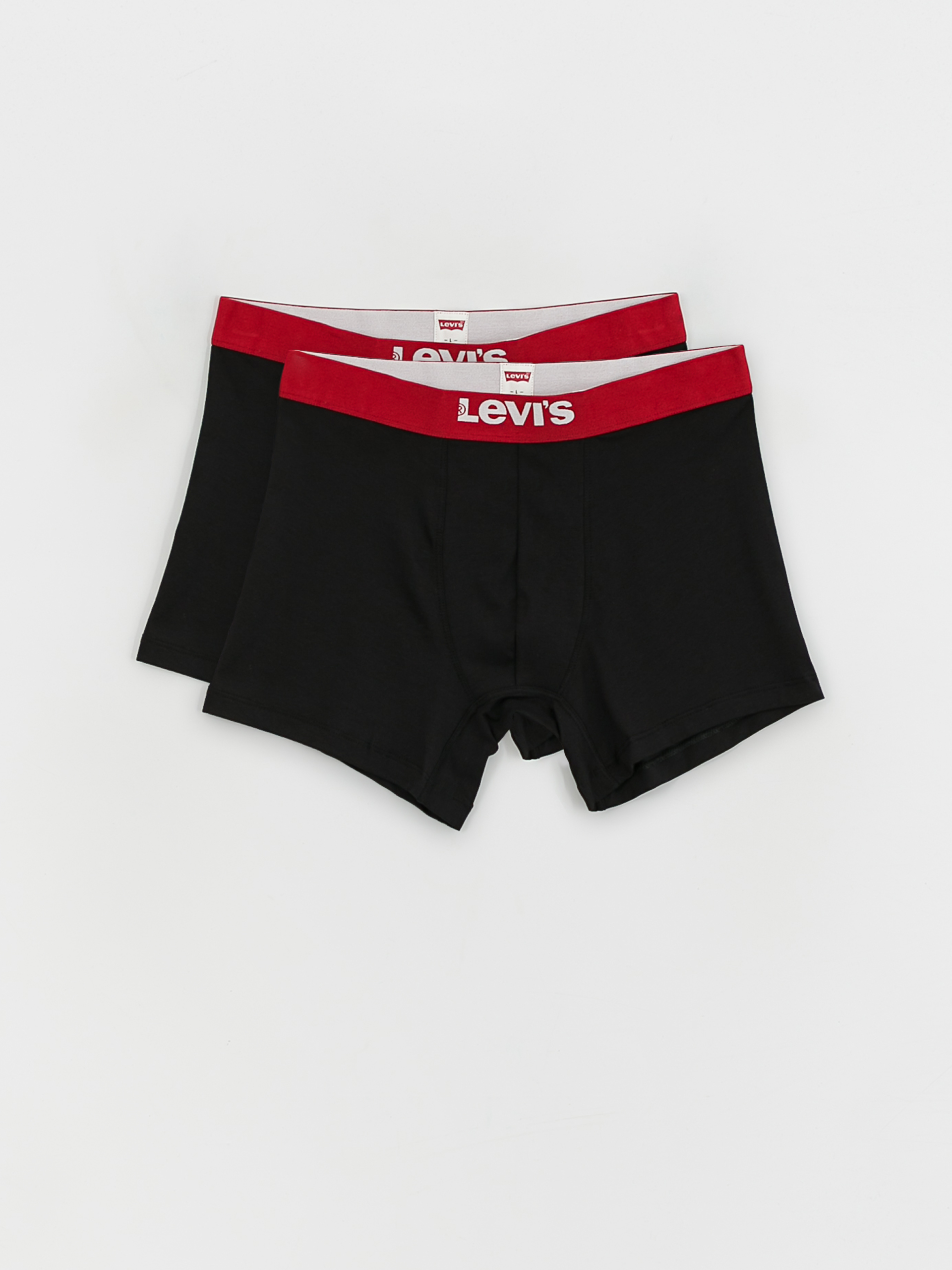 Levi's® Solid Basic Boxer Alsónemű (black/red)