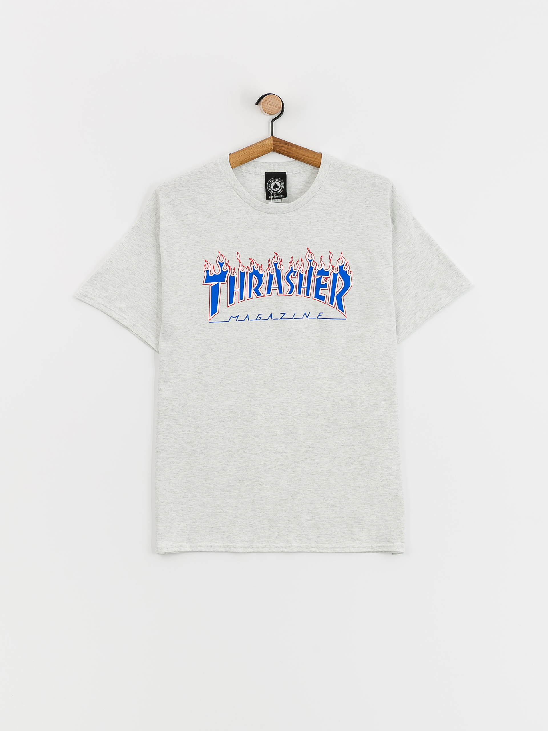 Thrasher Patriot Flame póló (ash grey)