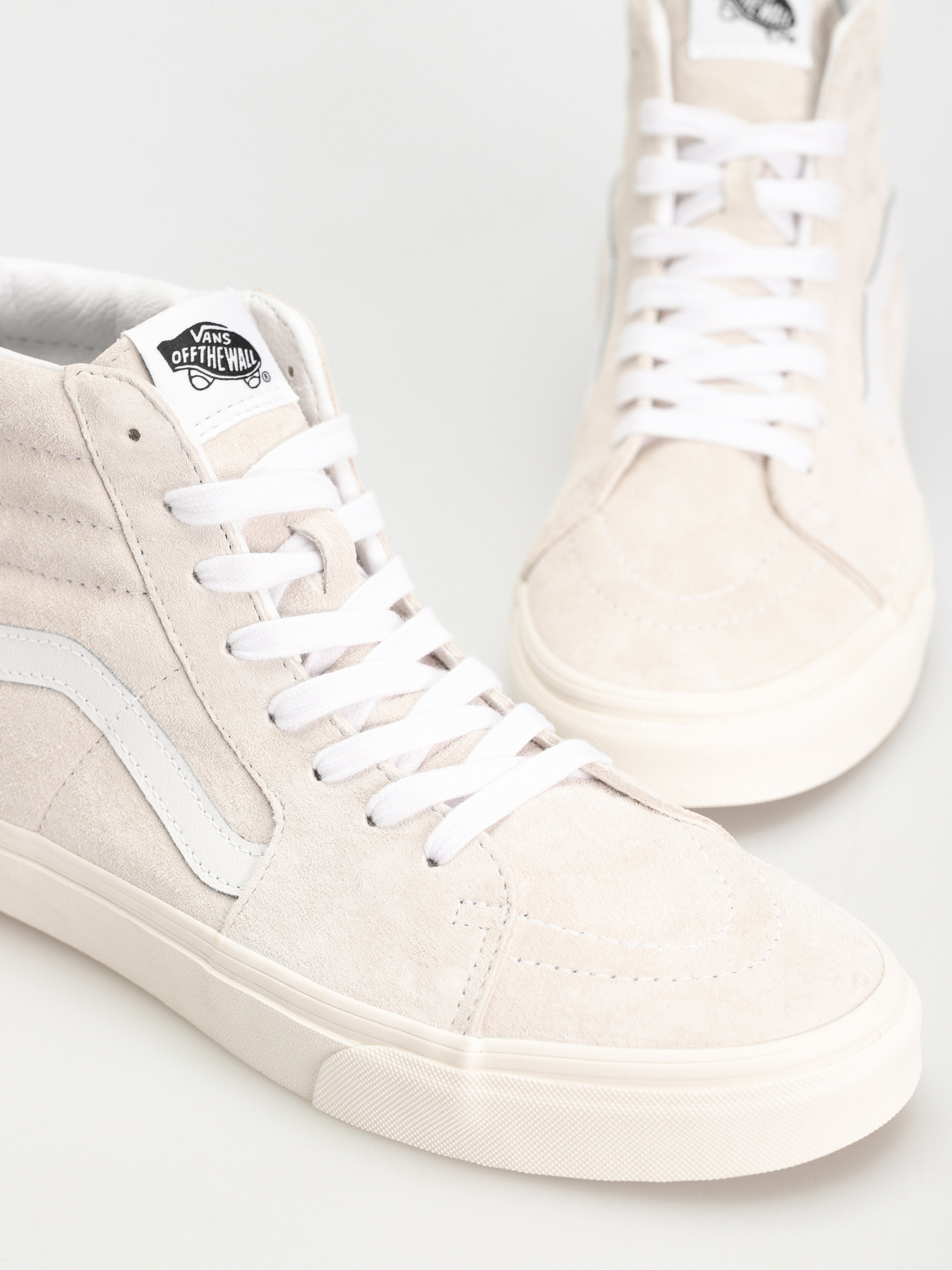 Vans Sk8 Hi Cipők (pig suede blanc de blanc)