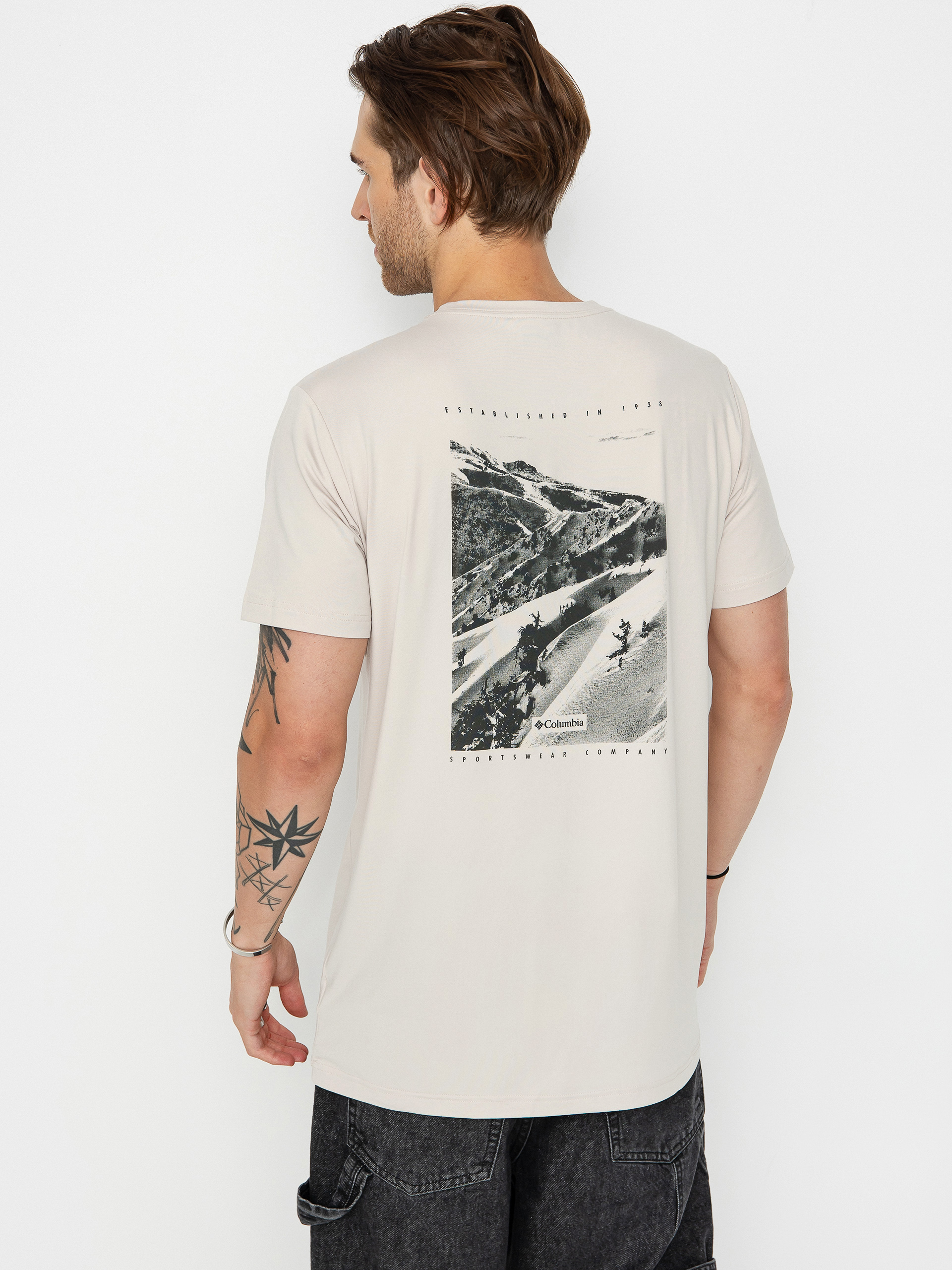 Columbia Tech Trail póló (dark stone/slopes)