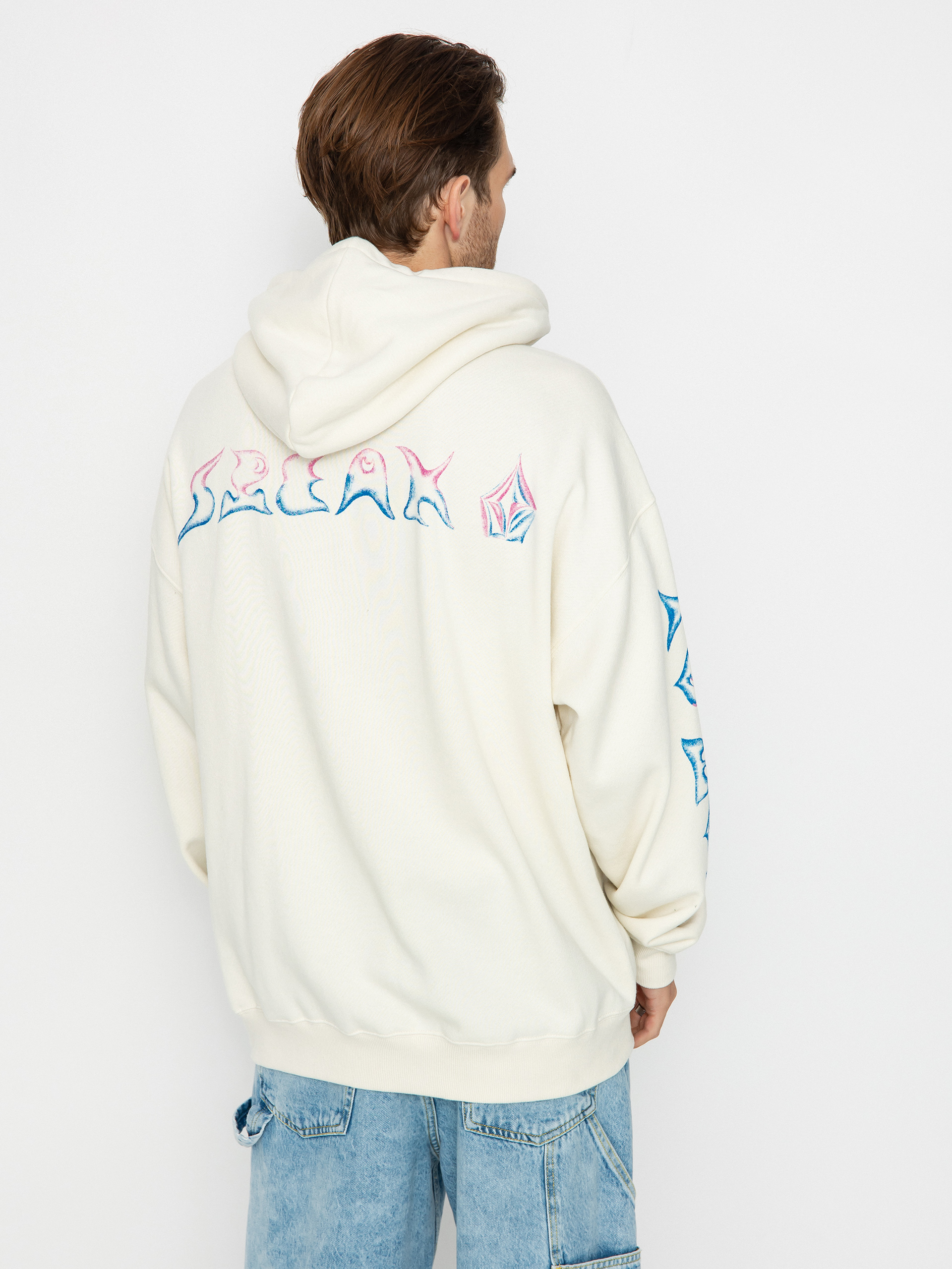 Volcom Fa Sai Ryser HD Kapucnis pulóver (off white)