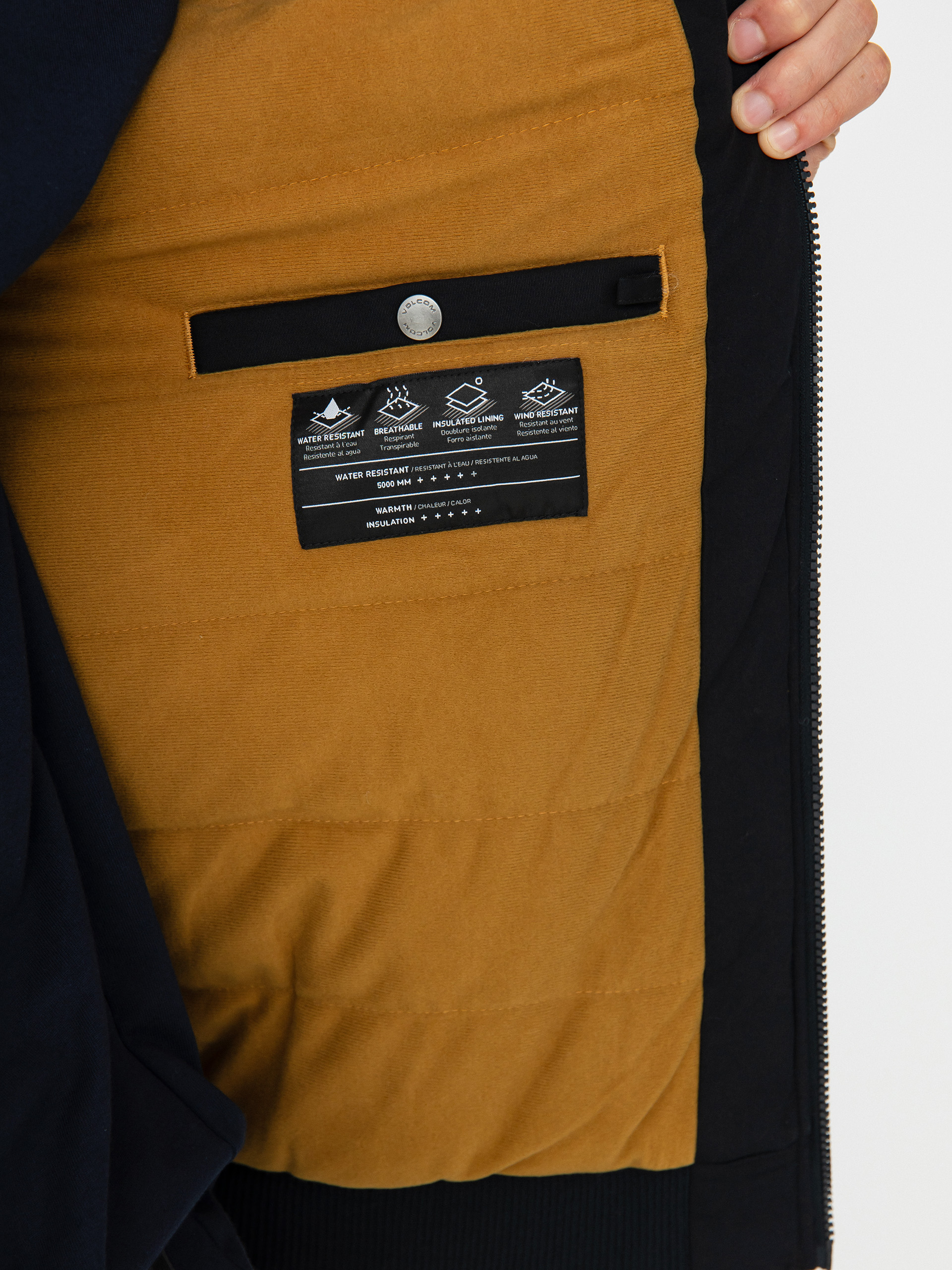 Volcom Hernan 5K Dzseki (black)